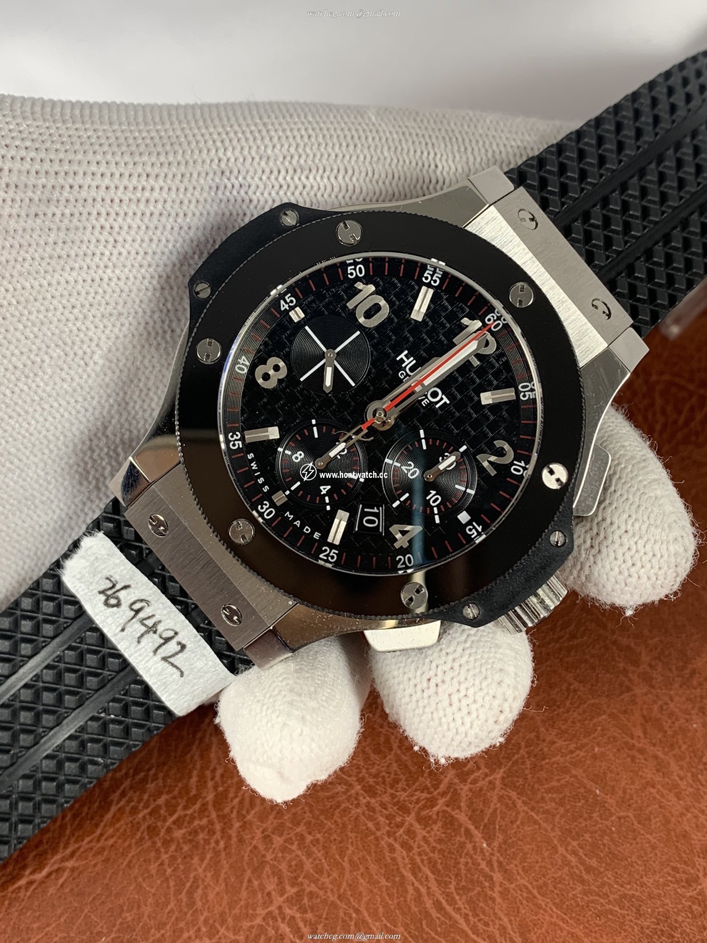 Hublot Big Bang Mens Replica Watch - 44mm | Swiss ETA4100 | Black Dial - Image 2