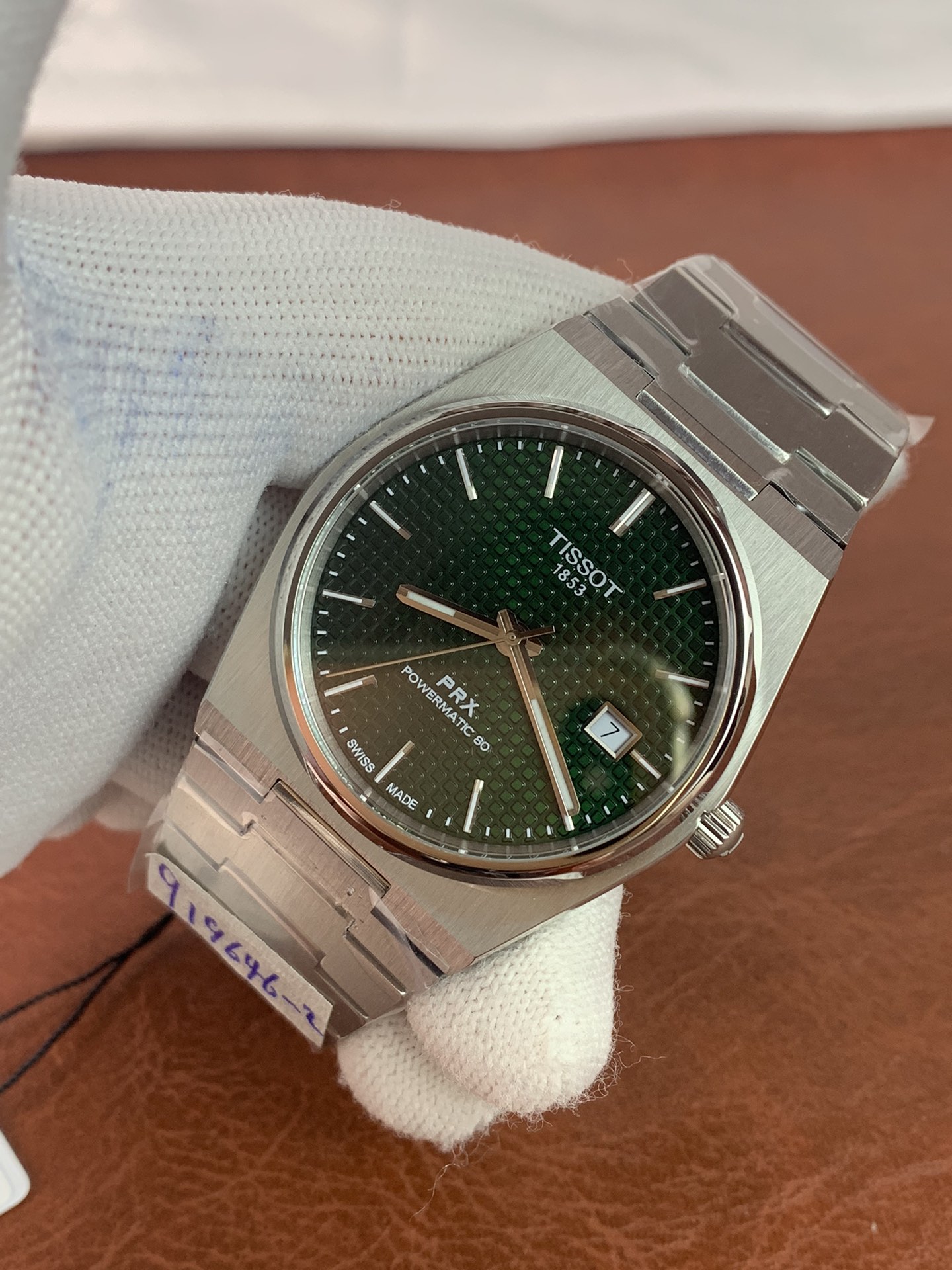Tissot T-Classic PRX Powermatic 80 Green Replica Watch | 40mm | 2824 Movement - Image 4