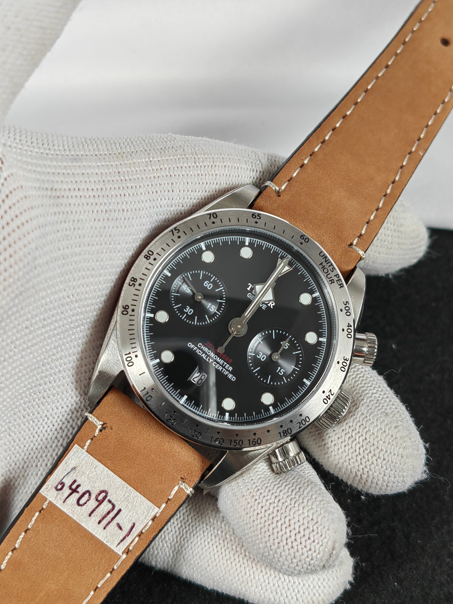 Tudor Black Bay Chronograph Mens Watch - 41mm Valjoux-7750 | M79350-0005 - Image 4