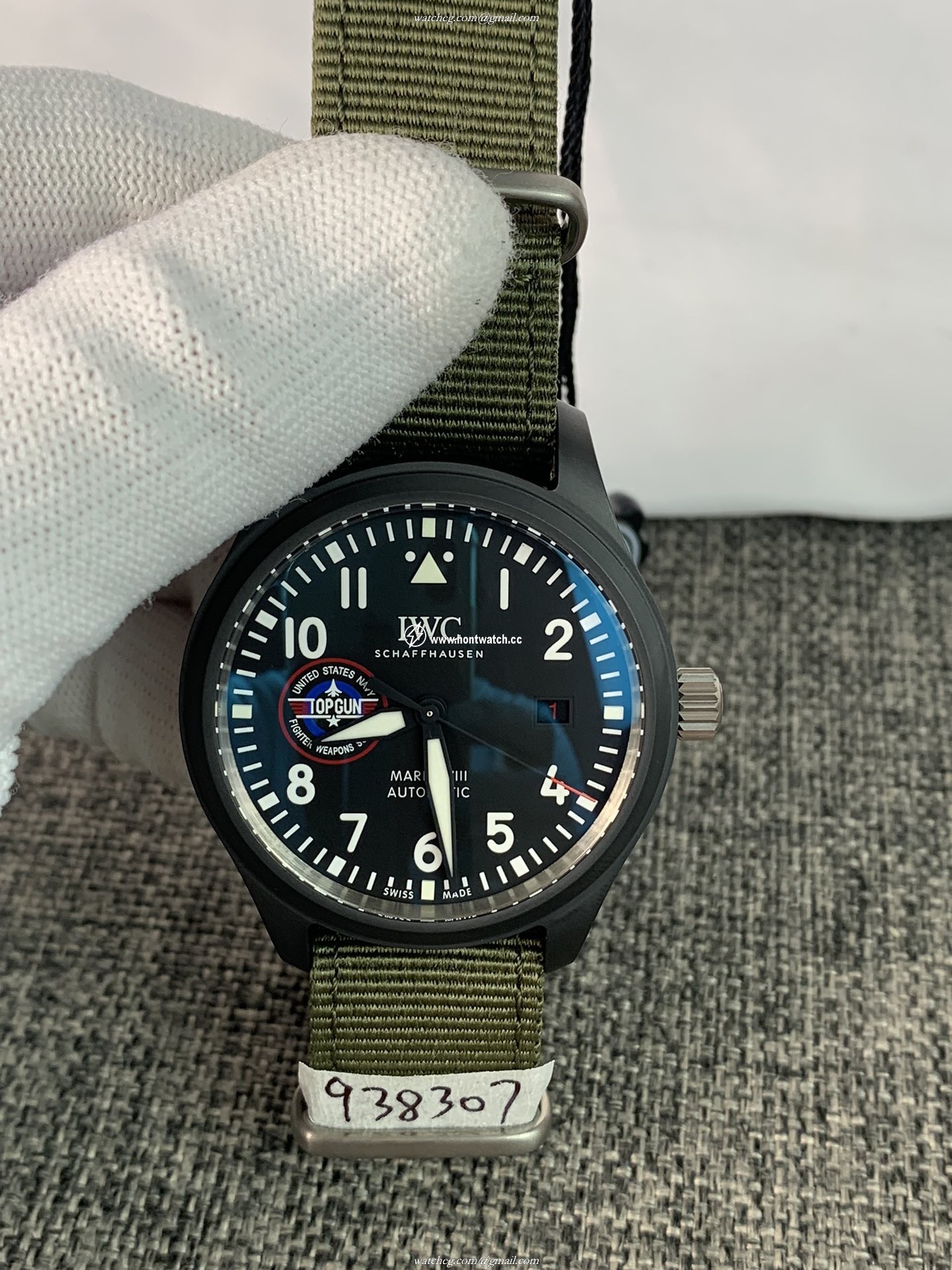 IWC Pilot's Watch Mark XVIII Top Gun SFTI 41mm | Automatic Men's Replica - Image 2
