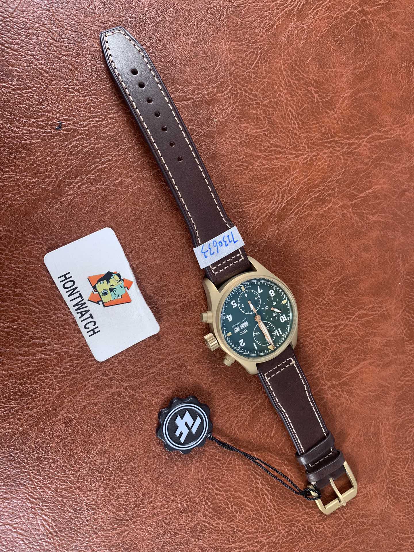 IWC Spitfire IW329702 Replica Watch - Valjoux-7750 | 43mm Pilot Chronograph - Image 3