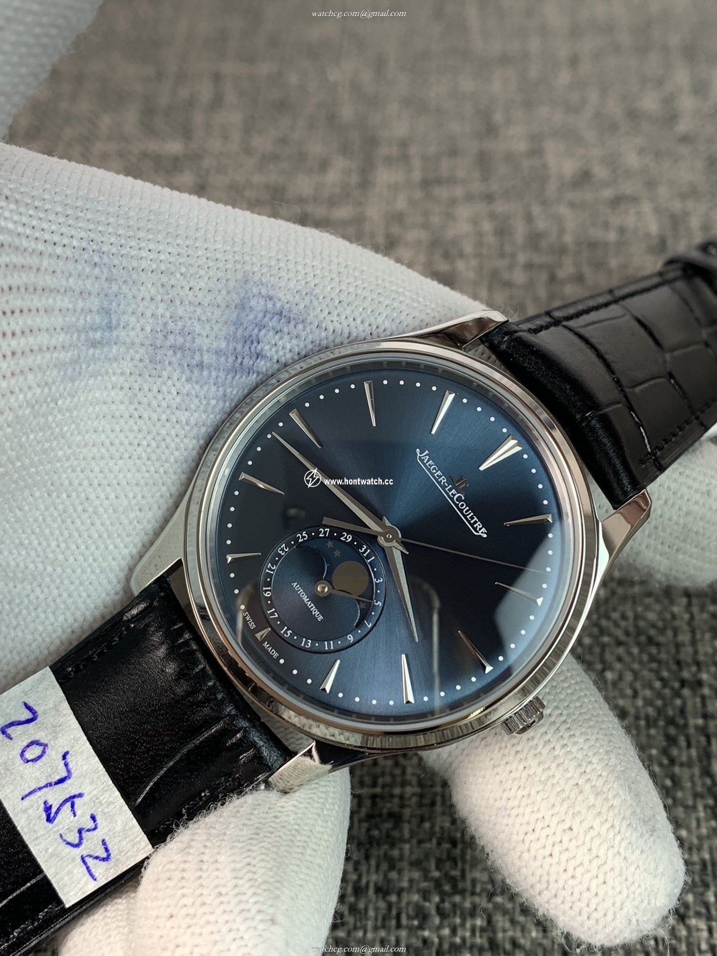 Jaeger Le Coultre Master Ultra Thin Moonphase 1368480 Replica - 39mm Men's Watch - Image 2