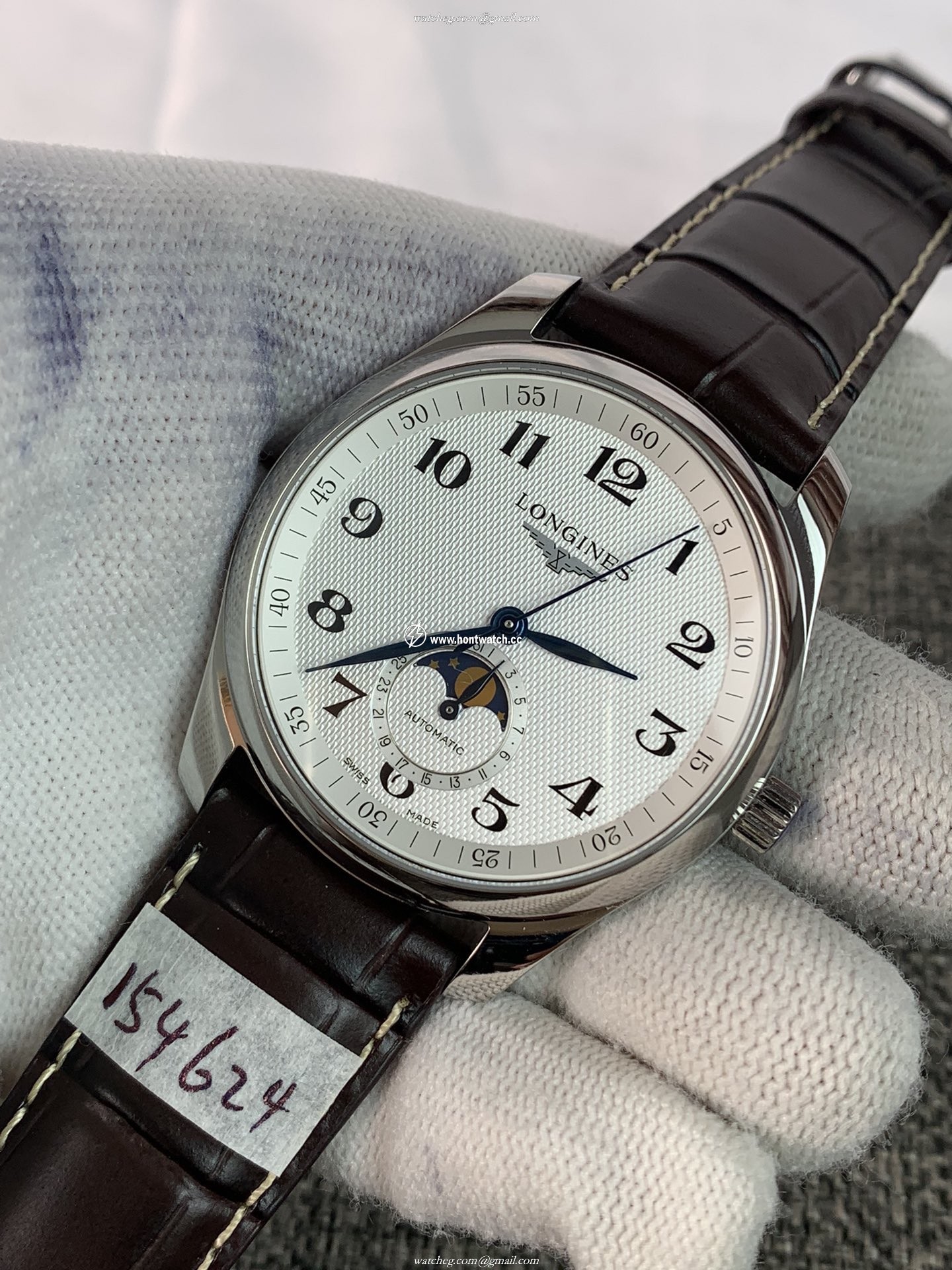Longines Master Collection Moonphase L2.909.4.78.3 Replica - 40mm Men's Watch | Swiss 899 - Image 2
