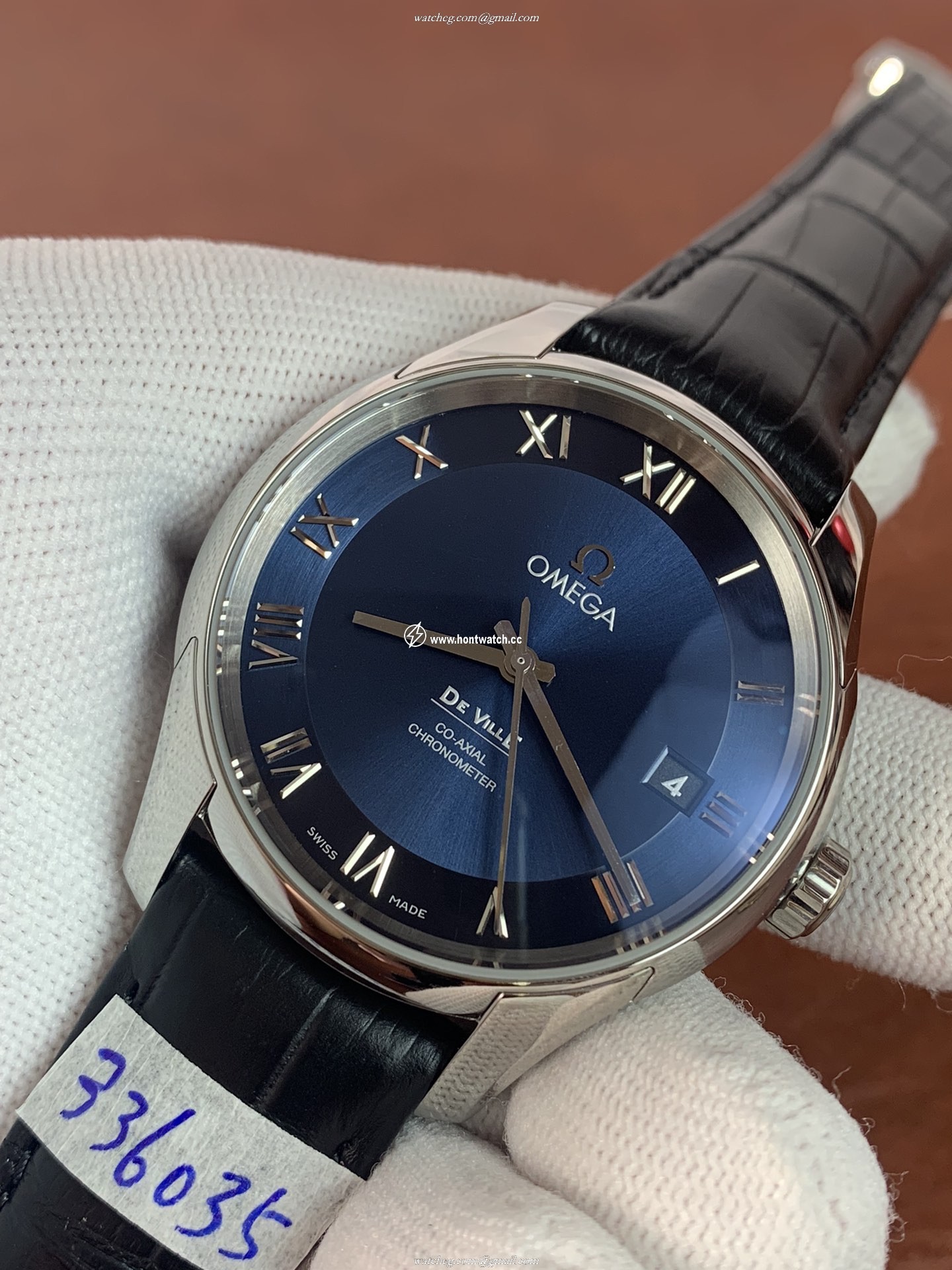 Omega De Ville Mens Watch - 41mm Blue Dial - ETA 8500 Automatic - Image 2