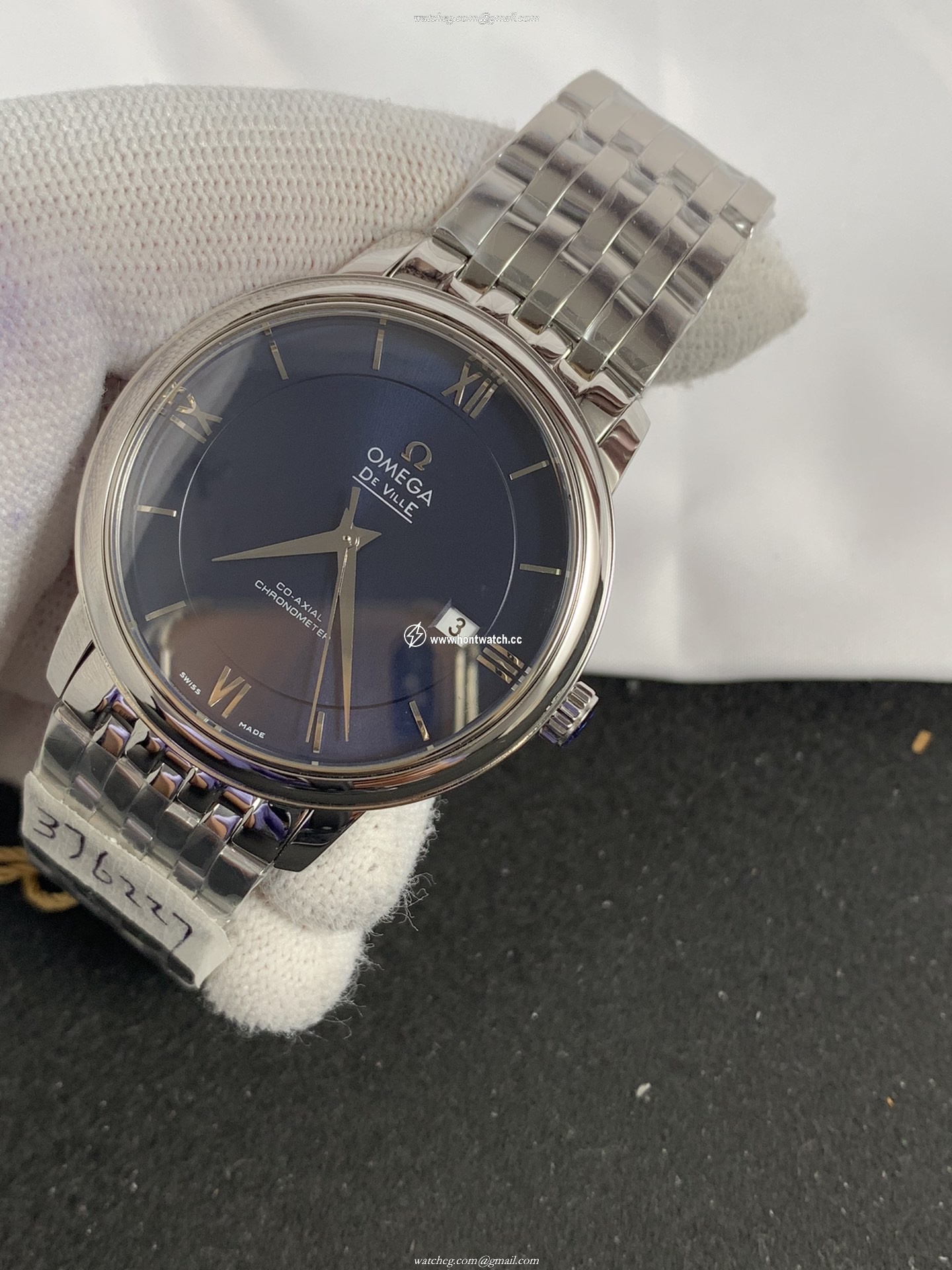 Omega De Ville Prestige Mens Watch - 39.5mm Blue Dial - ETA9015 Automatic - Image 2