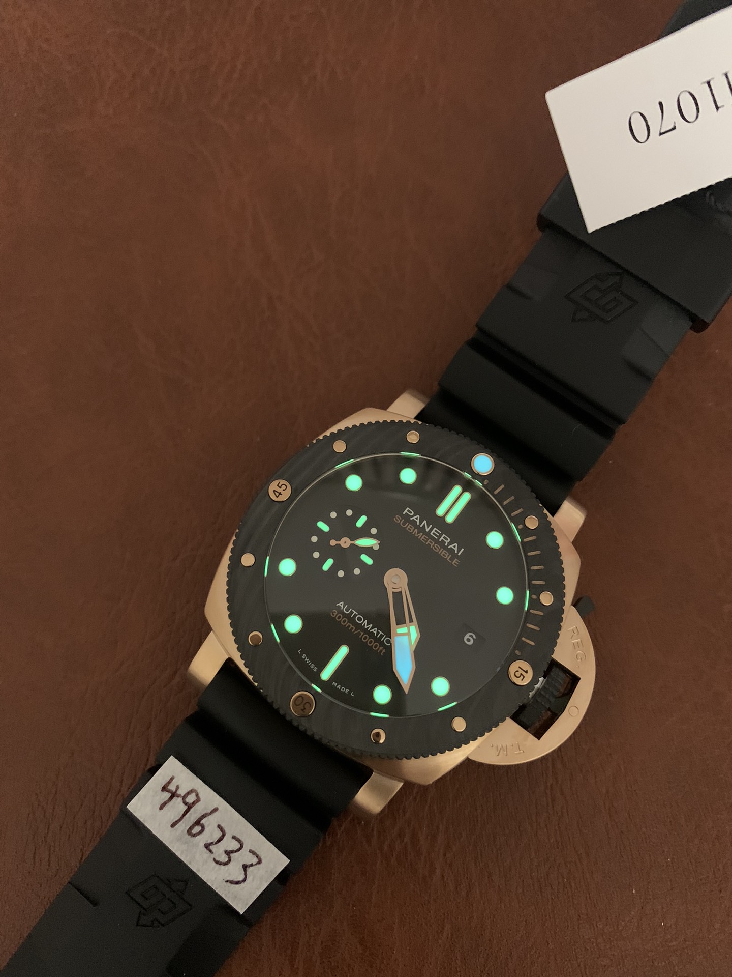 Panerai Luminor PAM1070 Replica Watch for Men - 47mm Swiss P.9010 - Image 3