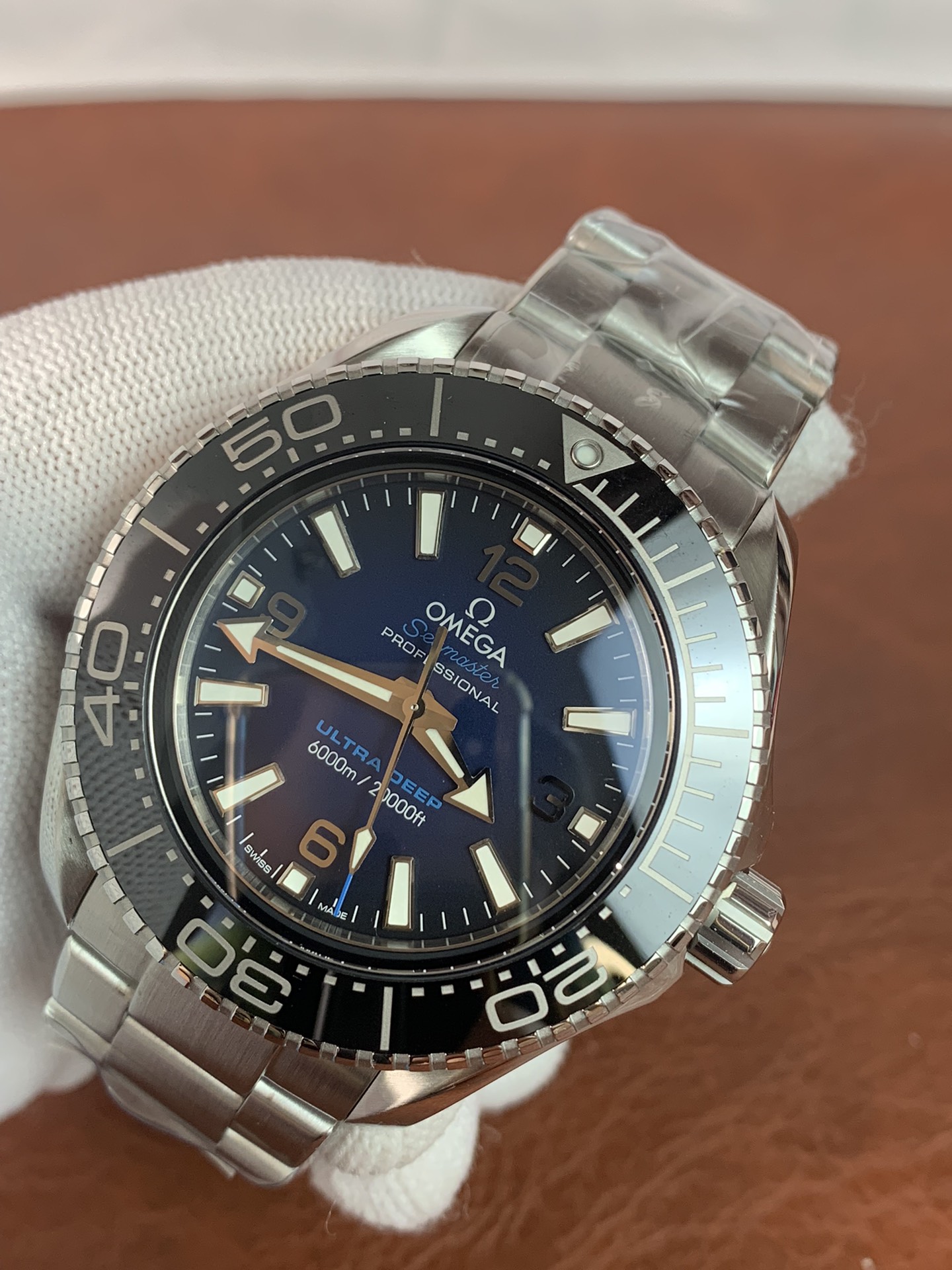 Omega Seamaster Planet Ocean 6000m Replica Watch | 45.5mm Men's Automatic - Image 3