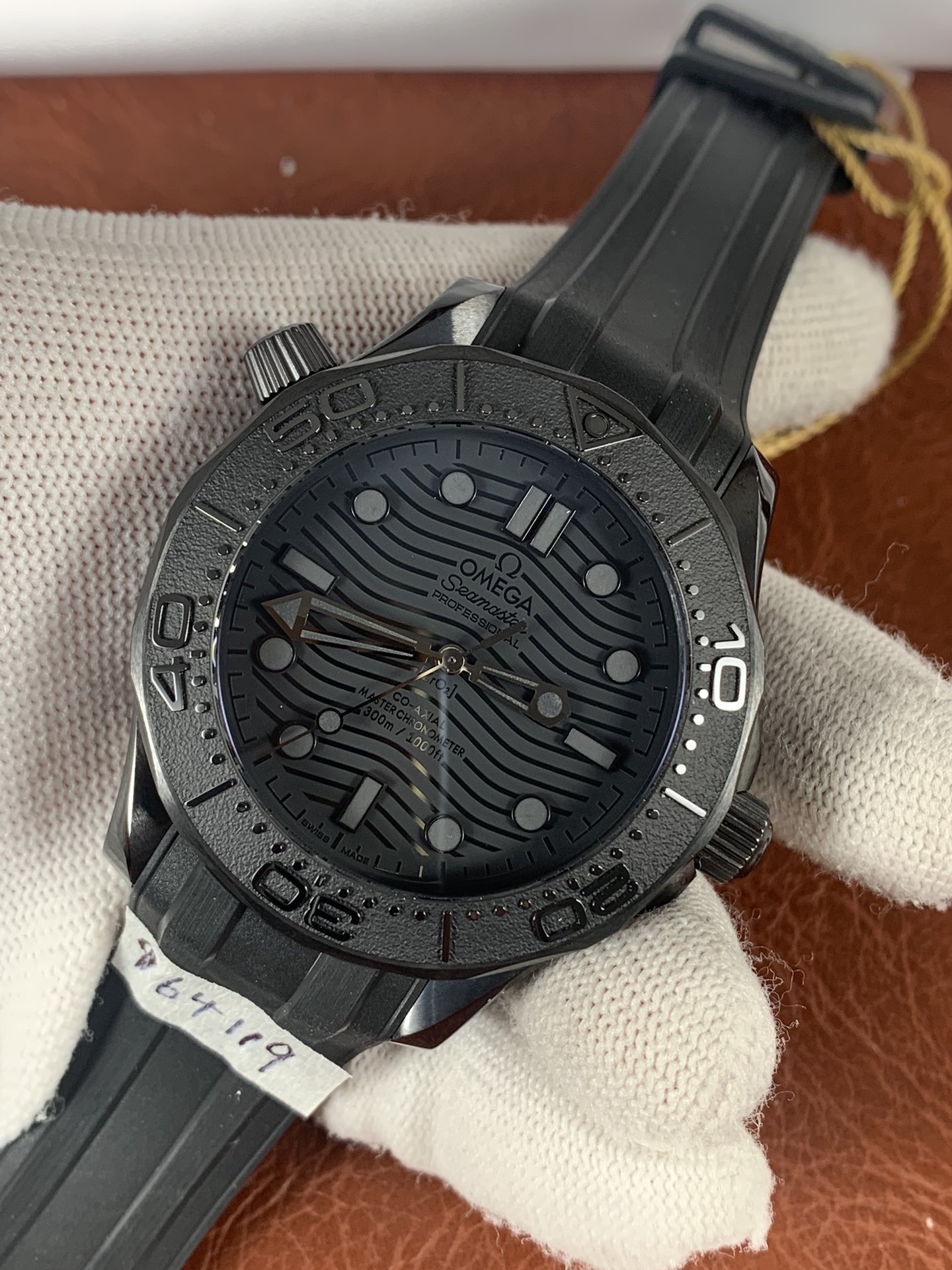Omega Seamaster Diver 300m Green Replica Watch - 43.5mm - ETA8806 - Image 3