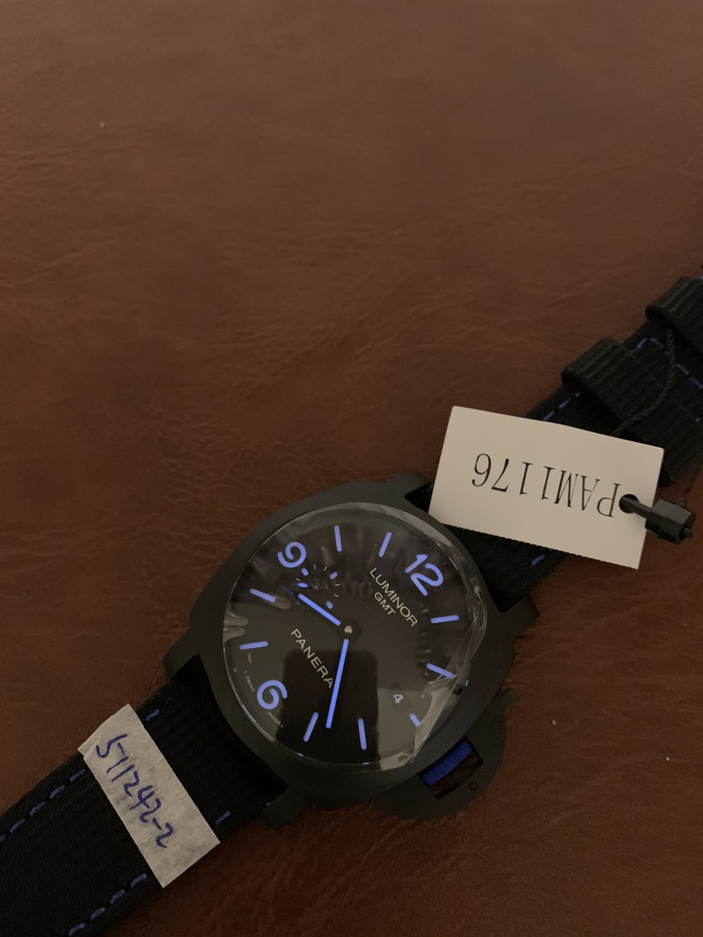 Panerai Luminor PAM01176 Replica Watch for Men - 44mm Swiss P9010 GMT - Image 3