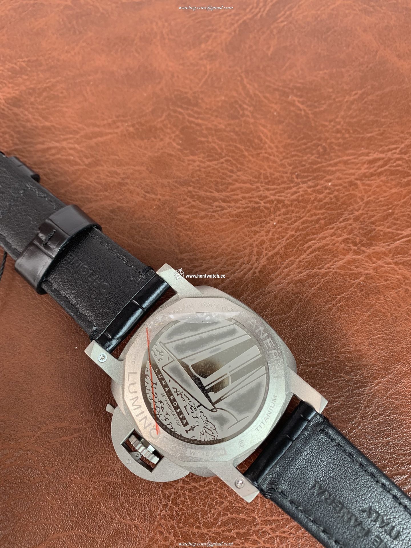 Panerai Luminor Luna Rossa GMT 42mm PAM01096 Replica - Swiss P.9010 Automatic - Image 2