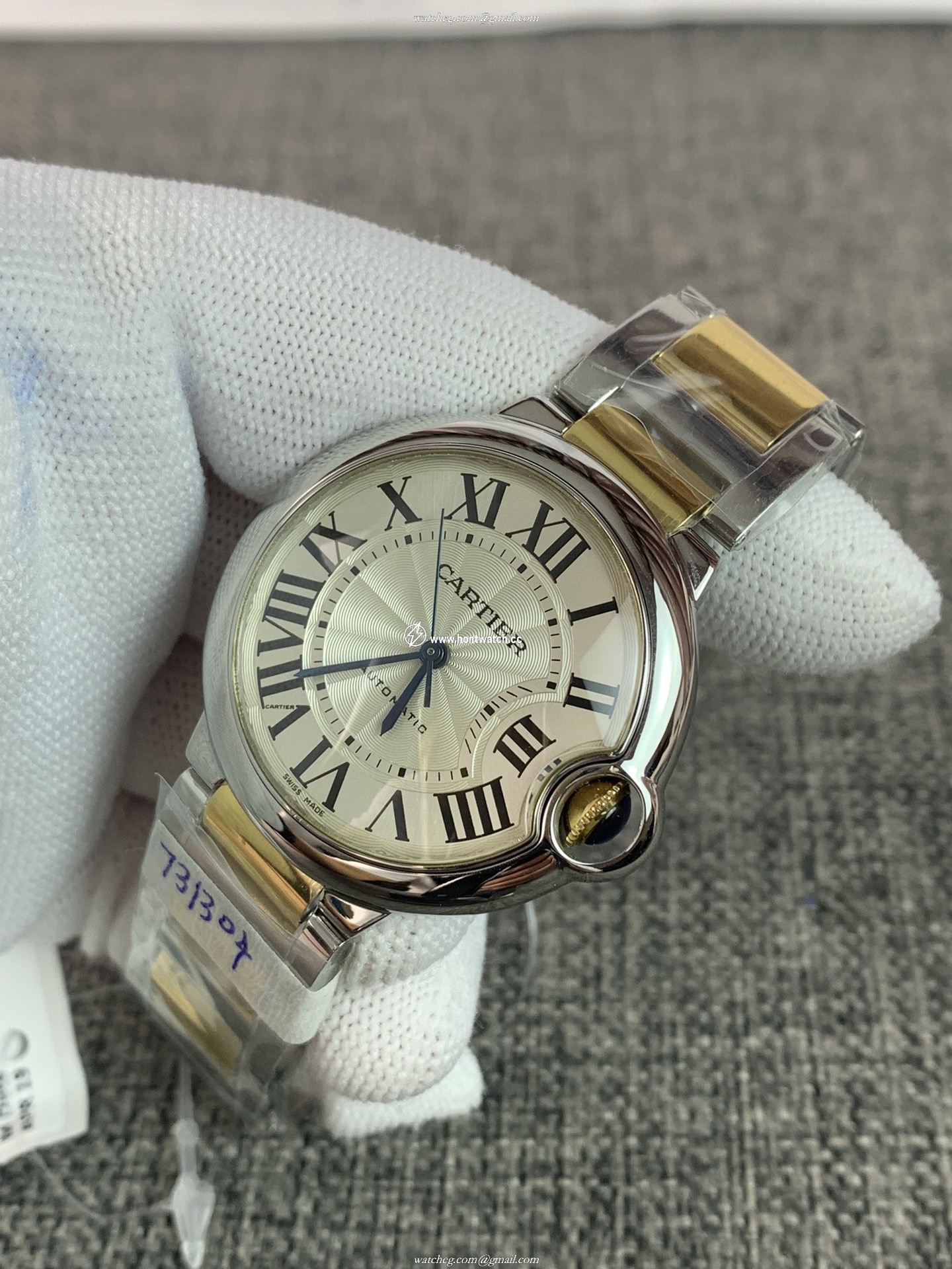 Cartier Ballon Bleu W69016Z4 Replica Watch for Men - 36mm Steel & Gold - Image 2