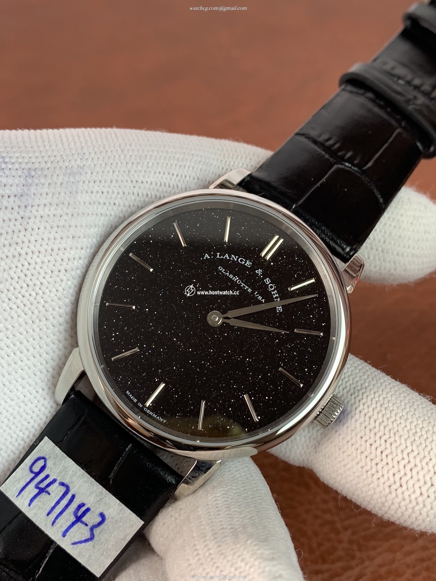 A. Lange & Sohne Saxonia Copper Blue 205.086 Mens Replica Watch | 39mm | Swiss ETA2892-2 - Image 2