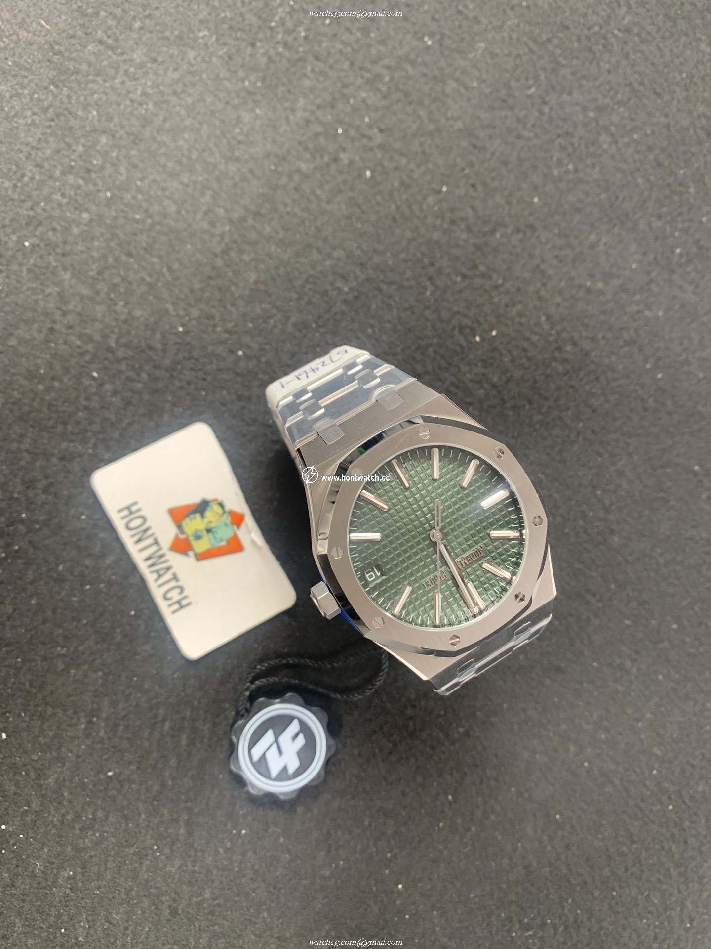 Audemars Piguet Royal Oak 15510ST Replica - Green Dial | 41mm Men's Watch - Image 2