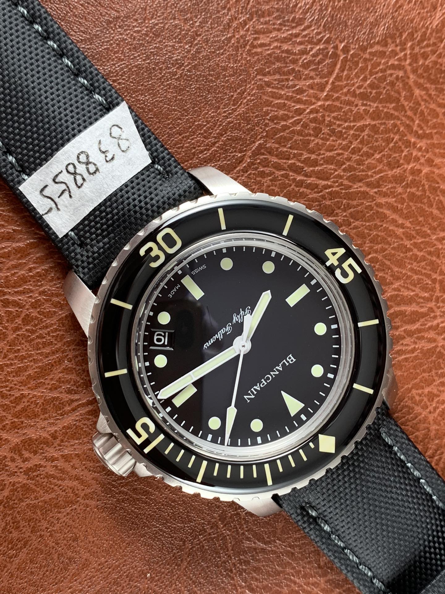 Blancpain Fifty Fathoms 5015E 1130 B52A Men's Watch - 45mm | ETA2836-2 - Image 3
