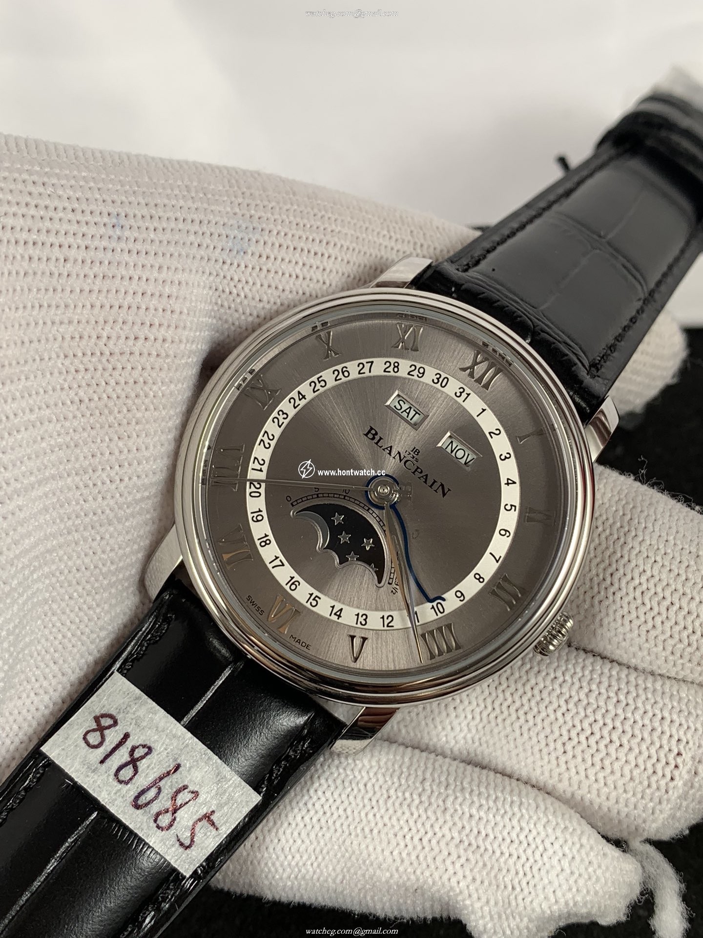 Blancpain Villeret 6654-1113-55B Replica Watch | Men's 40mm Automatic - Image 2