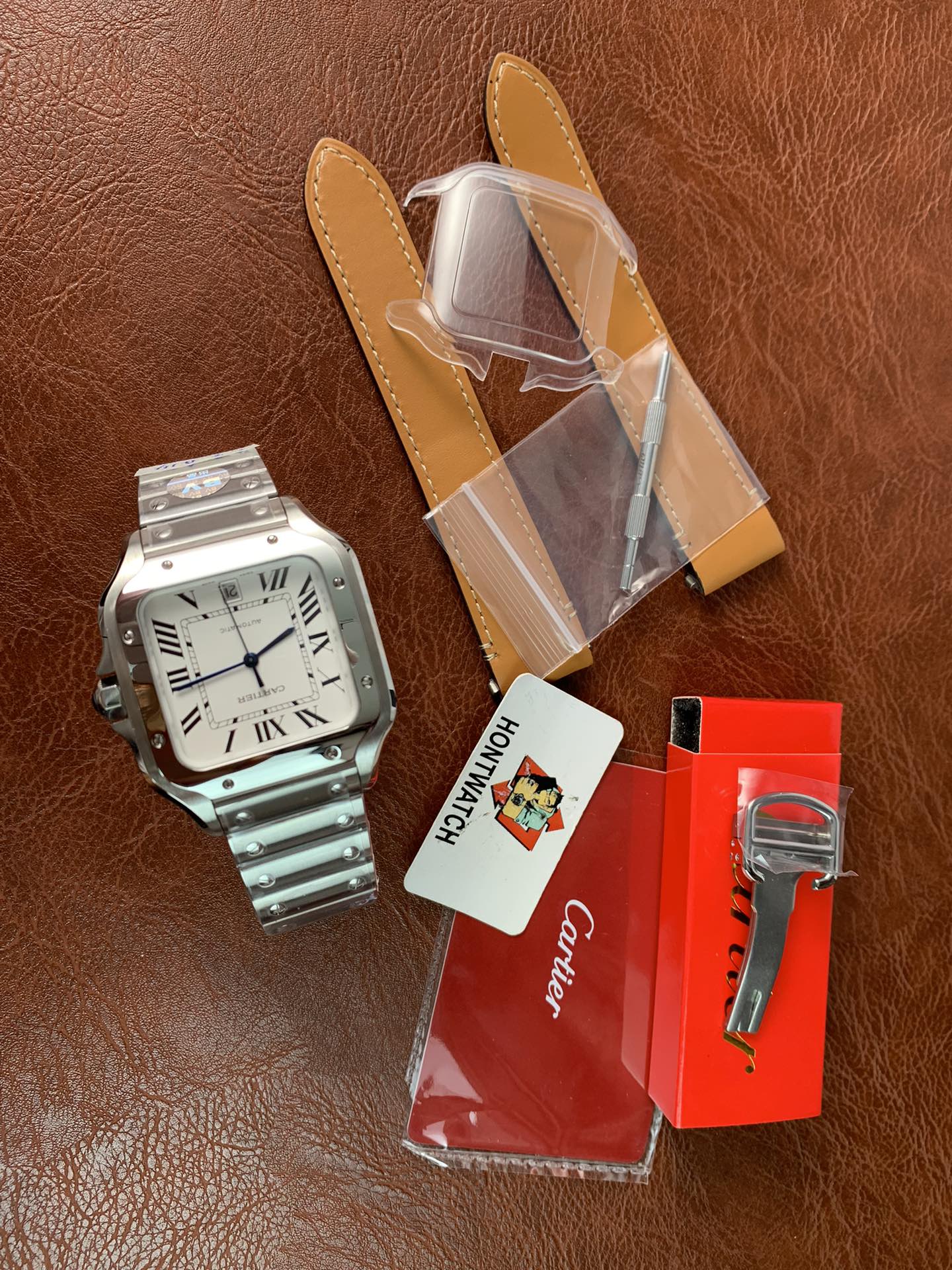 Cartier Santos De Cartier WSSA0018 Mens Replica Watch - 40mm Automatic - Image 3
