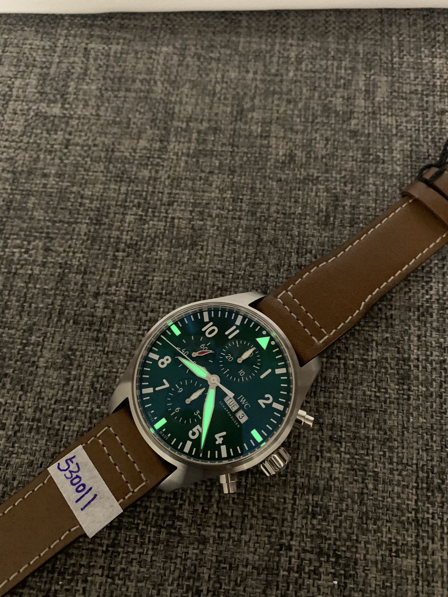 IWC Spitfire IW377726 Replica Watch - 43mm Automatic Chronograph - Men's Pilot - Image 3