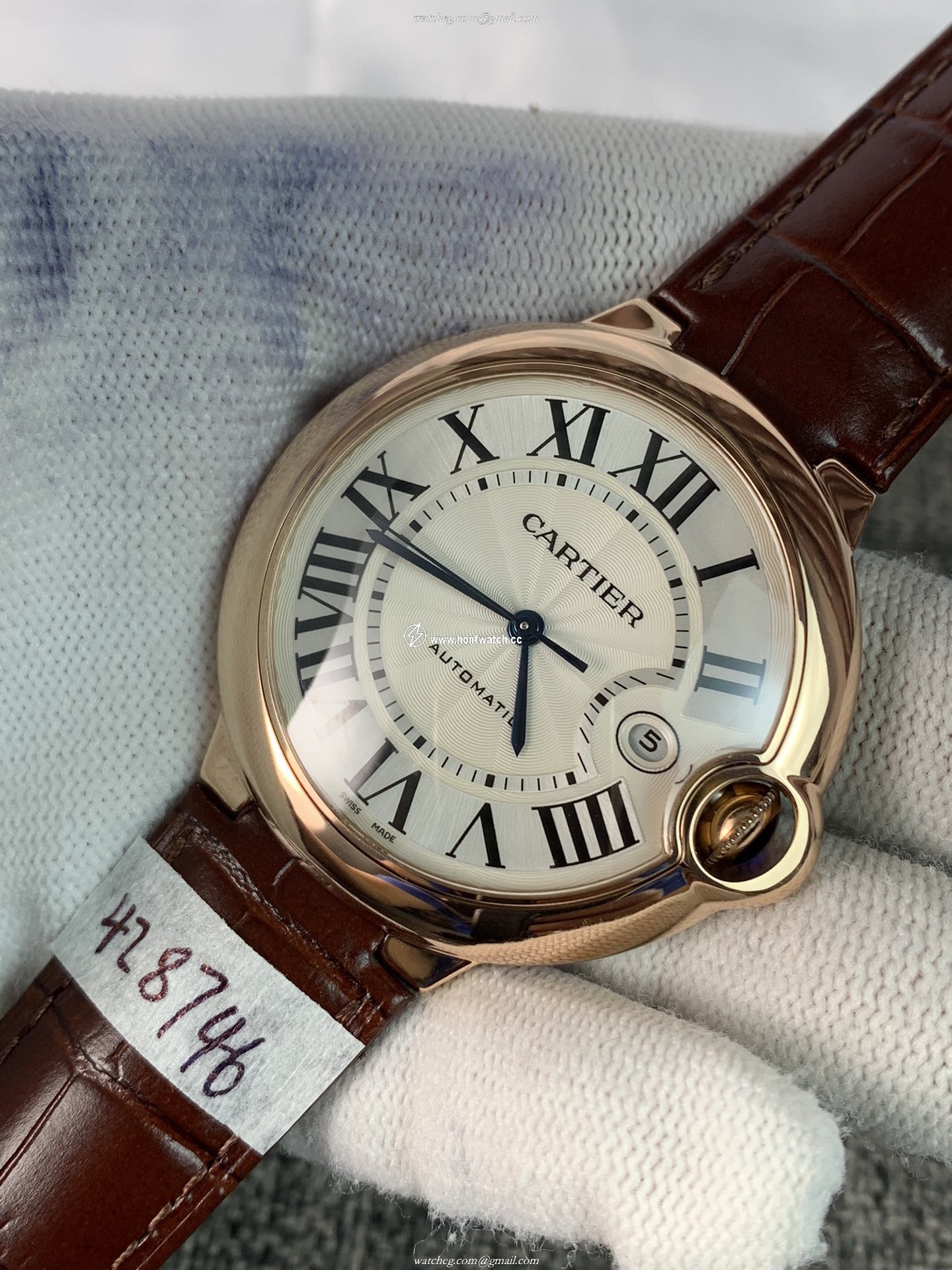 Cartier Ballon Bleu WGBB0017 Replica Watch for Men | 42mm Swiss Seiko NH05A - Image 2