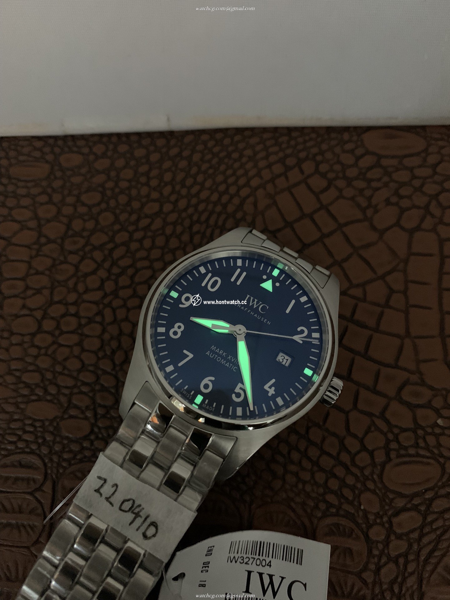 IWC Pilot Mark XX IW328204 Replica Watch - 40mm Swiss MY9015 Automatic - Image 2