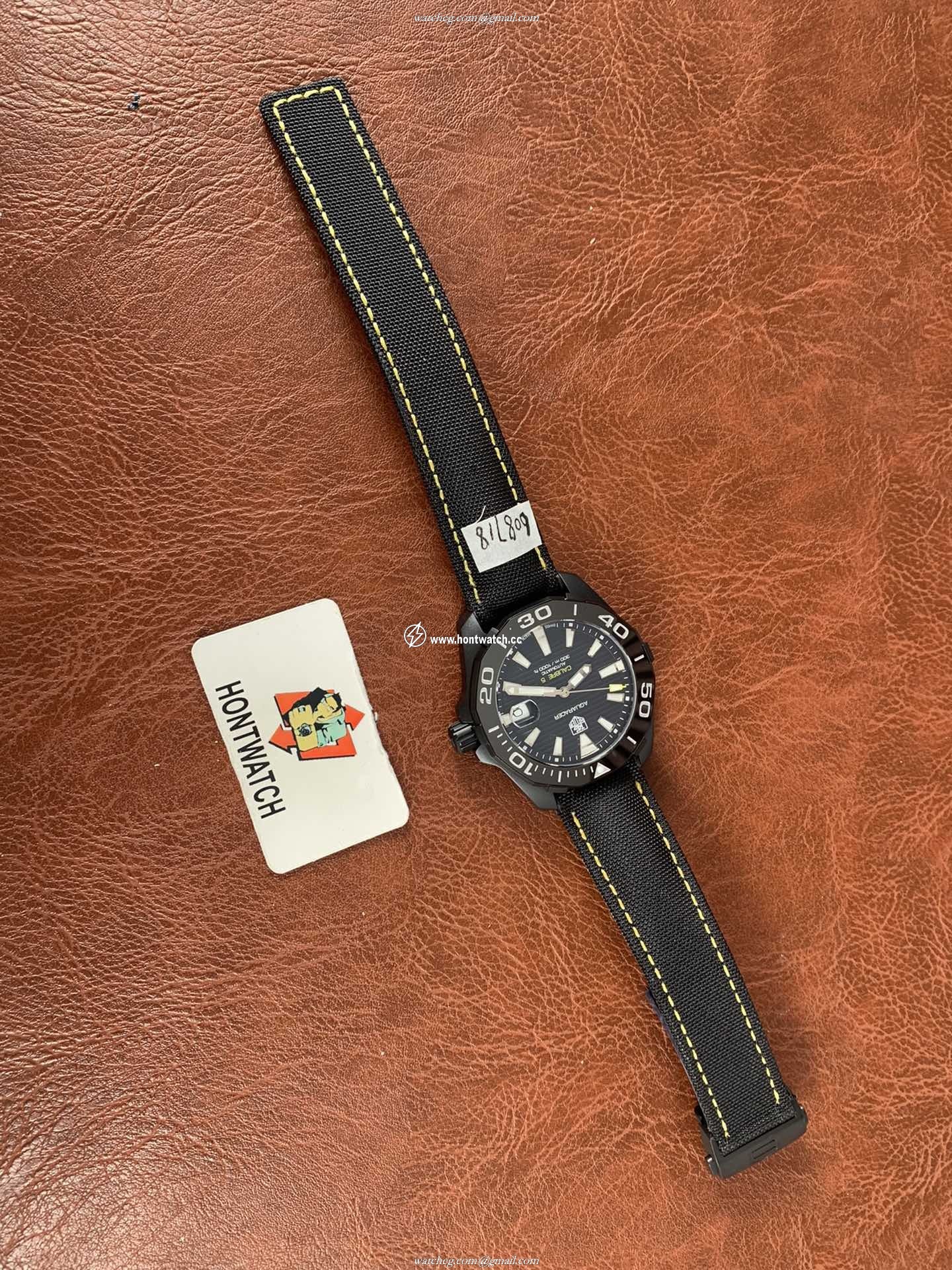 Tag Heuer Aquaracer Calibre 5 Men's Watch - 45mm Black Dial ETA2671 - Image 2