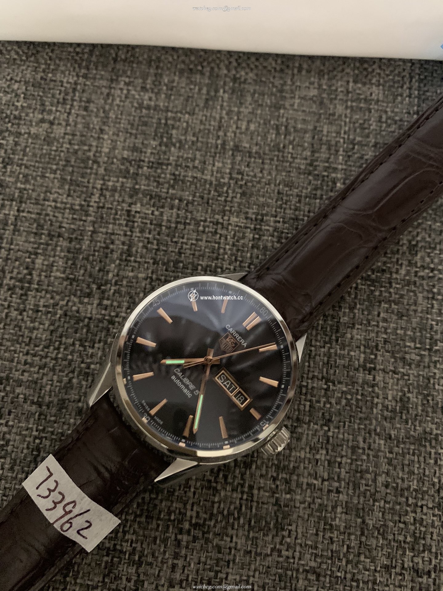 Tag Heuer Carrera Calibre 5 Day Date 41mm Watch | Swiss ETA2824-2 | Men's - Image 2