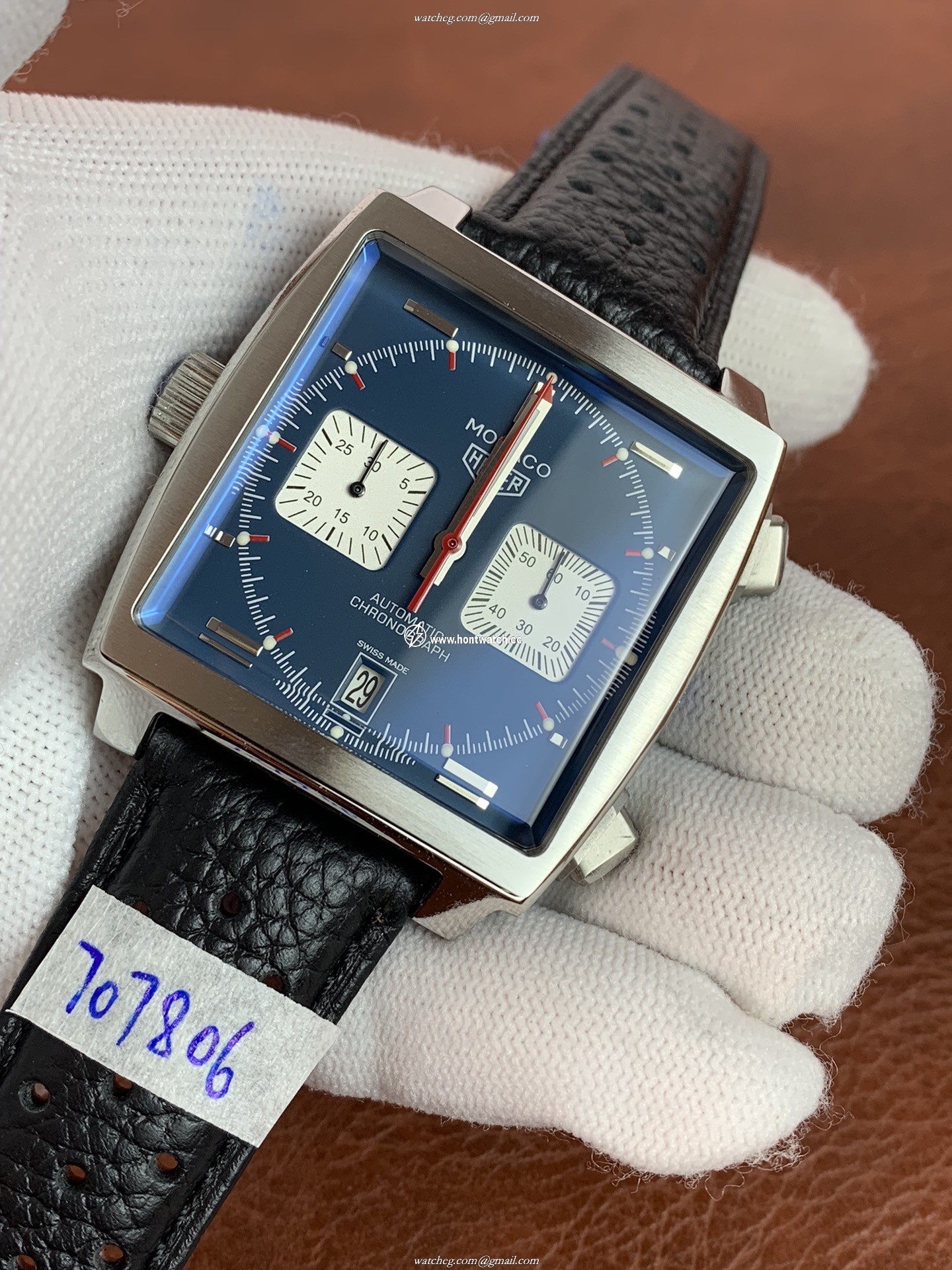 Tag Heuer Monaco CAW211P.FC6356 Replica - Swiss 256.031 Automatic - 40mm Men's Watch - Image 2