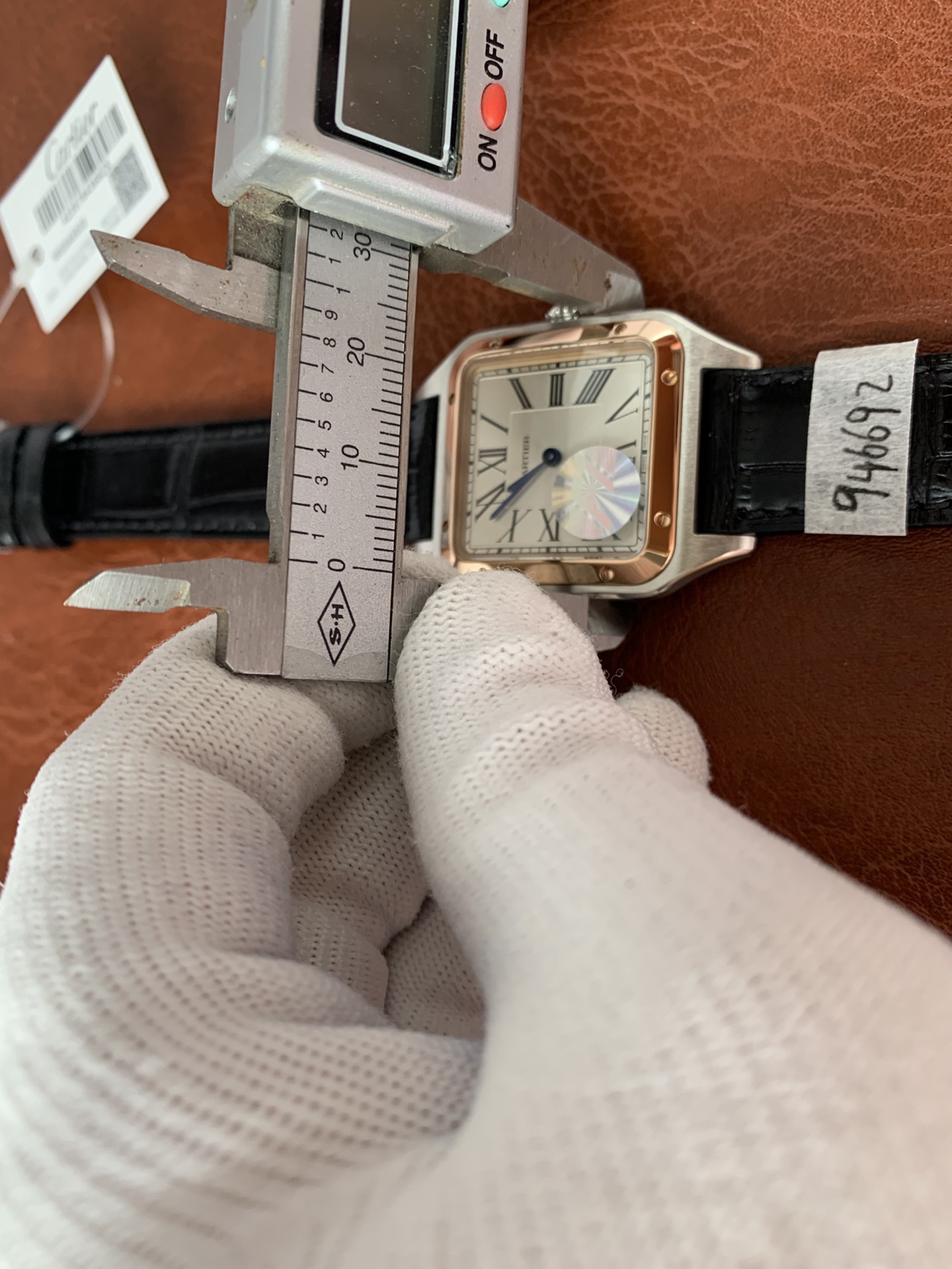 Cartier Santos Ladies W2SA0012 Replica Watch - Swiss Quartz - 38mm - Image 3