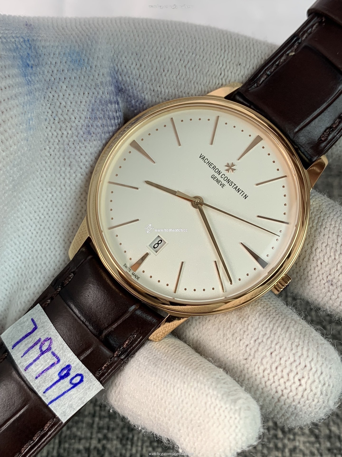 Vacheron Constantin Patrimony Mens Watch Replica - 40mm Automatic | 85180/000J-9231 - Image 2