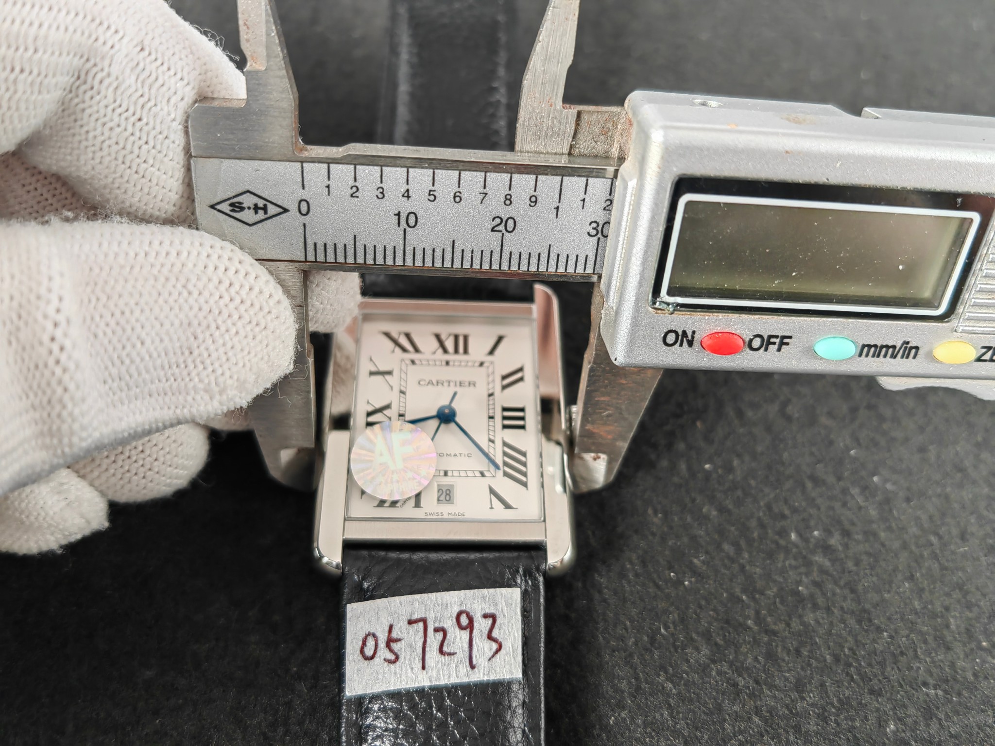 Cartier Tank MY9015 Automatic Watch for Men - 31mm Steel Case - Image 4