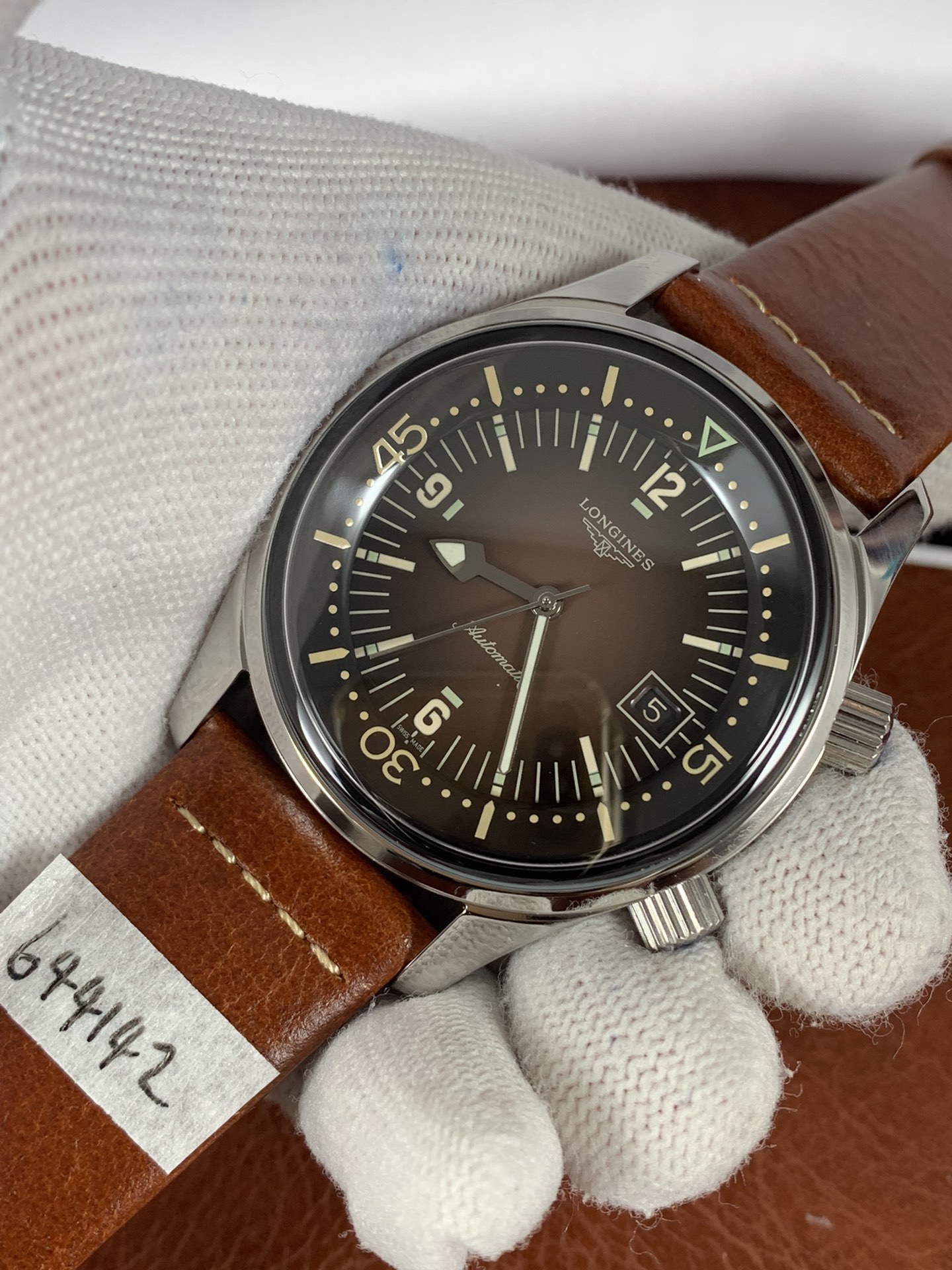 Longines Legend Diver Men's Watch L3.774.4.60.2 Replica - 42mm Swiss Automatic - Image 4