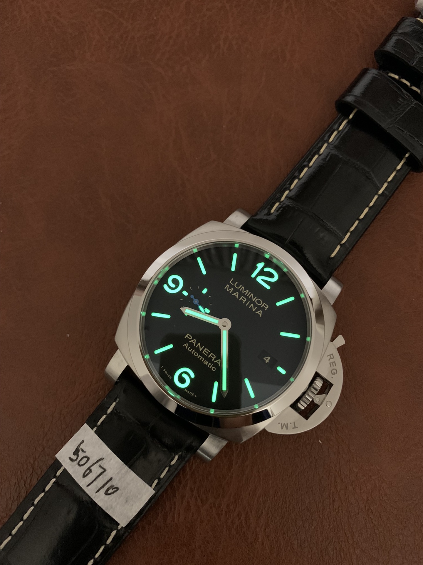 Panerai Luminor Marina PAM1312 Replica - Swiss P9010 Automatic - 44mm Men's Watch - Image 4