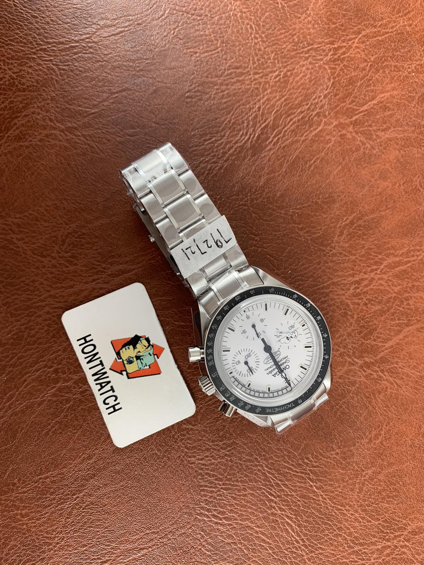 Omega Speedmaster Snoopy Award Replica - Men's 42mm Watch - Swiss ETA 1863 - Image 4