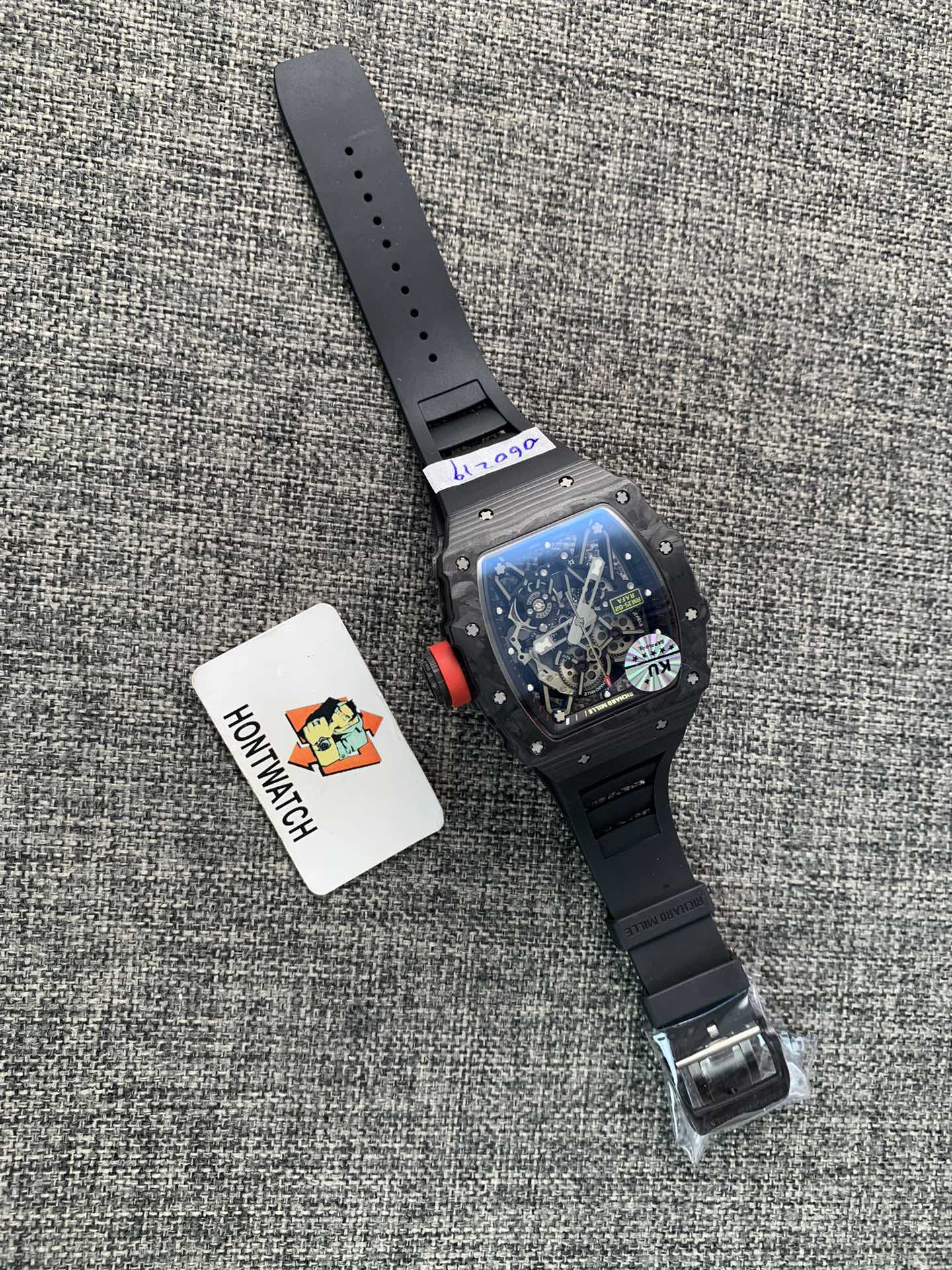 Richard Mille RM035-02 Replica Men's Watch - 42mm Black Skeleton Dial | Seiko NH05A - Image 4