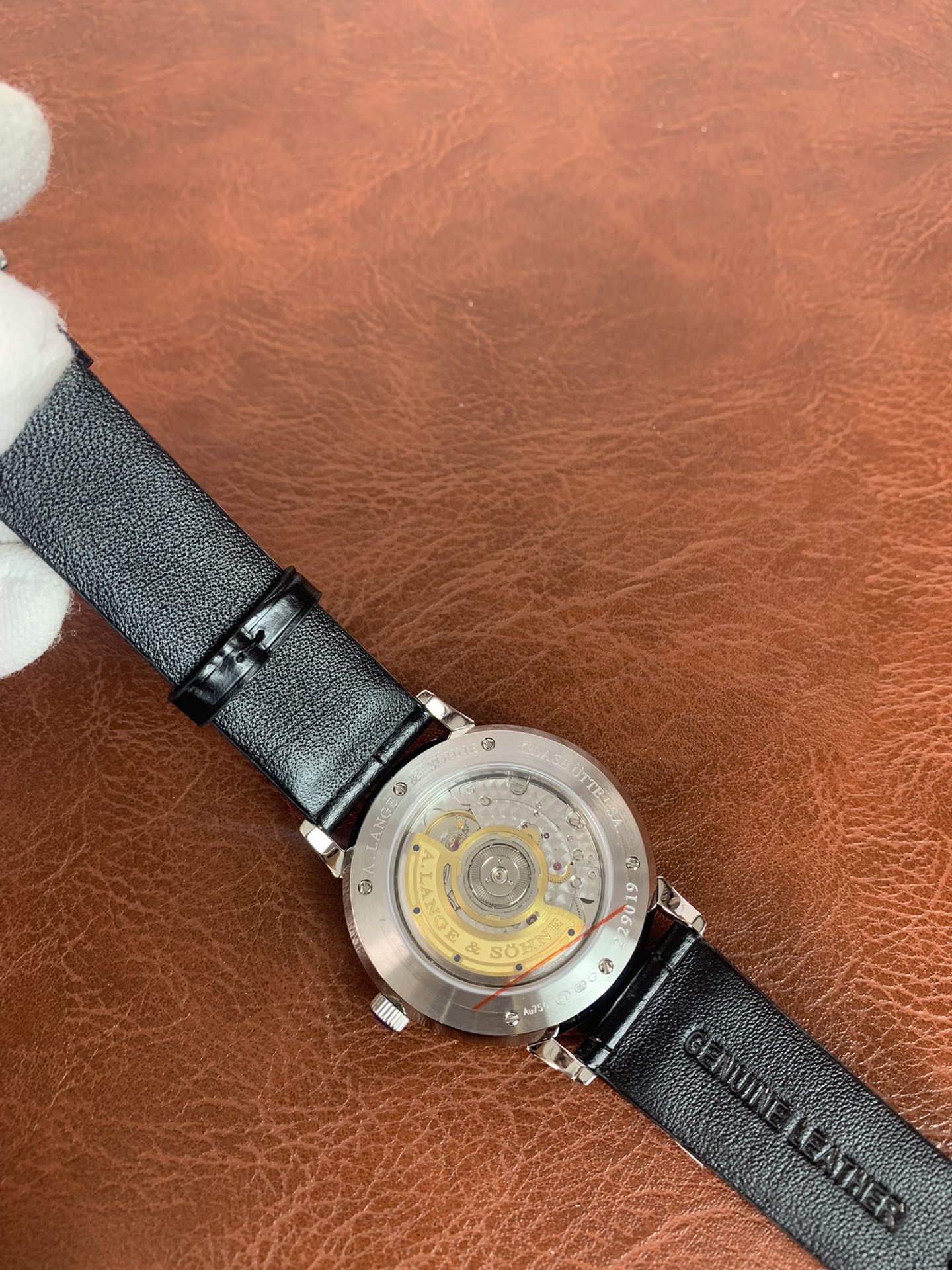 A. Lange & Sohne Saxonia Thin 201.027 Mens Replica Watch - 40mm Swiss ETA - Image 4
