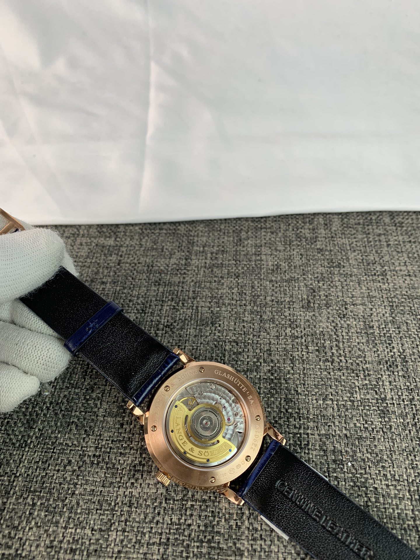 A. Lange & Sohne Saxonia Thin Mens Watch - 39mm Pink Gold - Swiss ETA2892-2 - Image 4