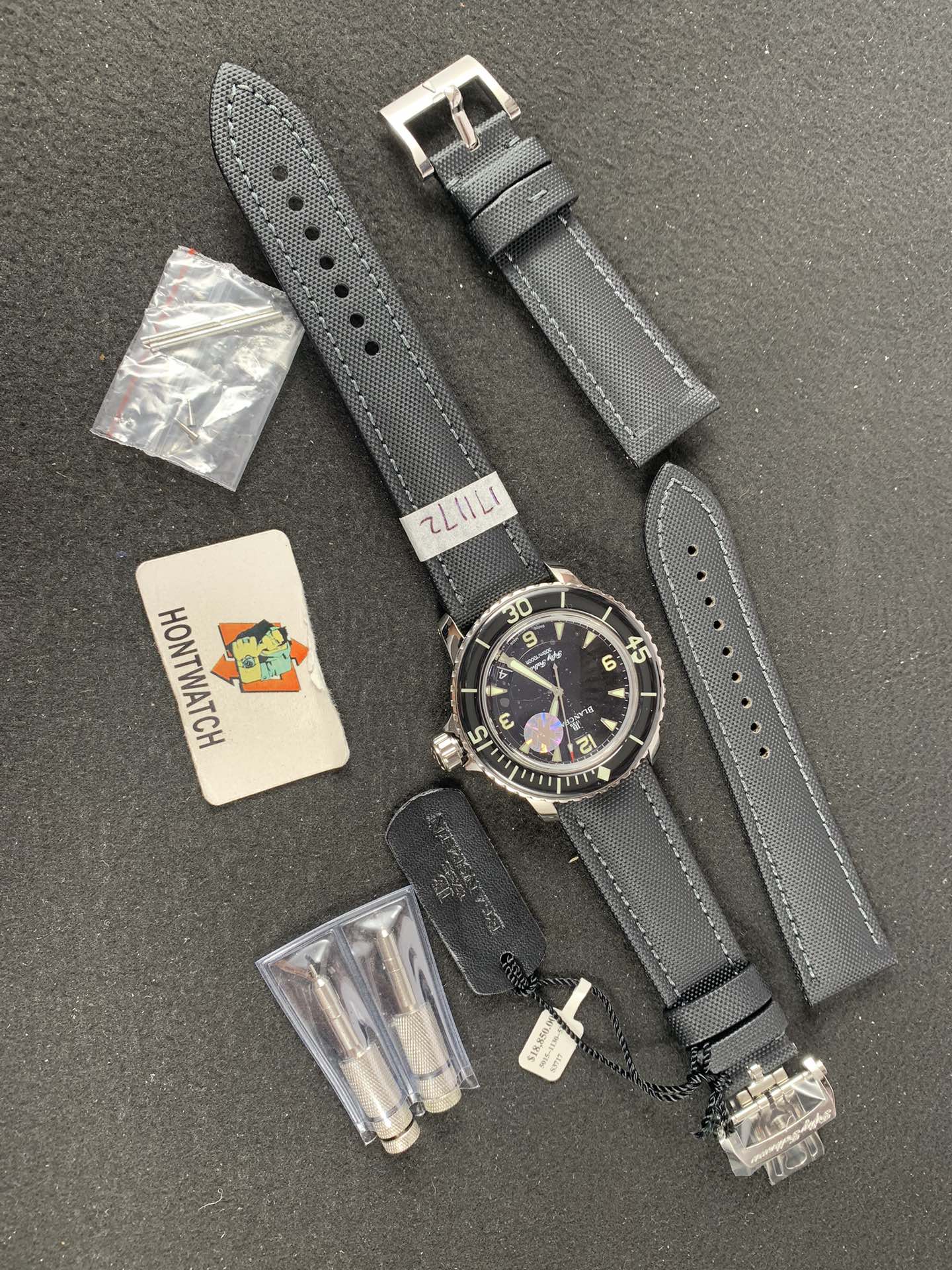 Blancpain Fifty Fathoms 5015-12B30-B52A Replica Watch | 45mm Men's Automatic - Image 4