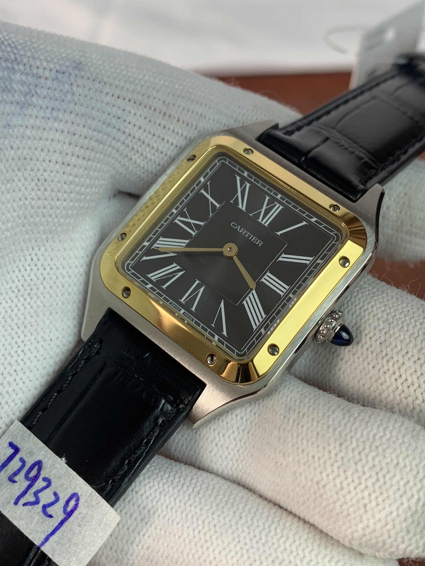 Cartier Santos De Cartier W2SA0015 Mens Watch - 43mm Rose Gold Replica - Image 4
