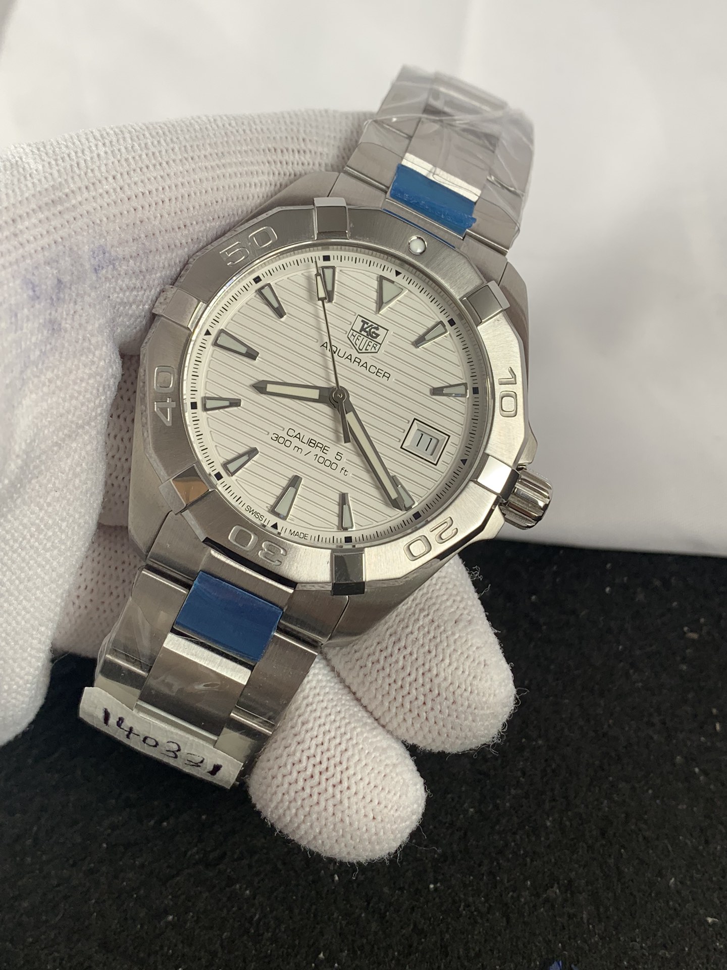 Tag Heuer Aquaracer 300M Calibre 5 Watch - 41mm Men's Replica - WAY2111.BA0928 - Image 4