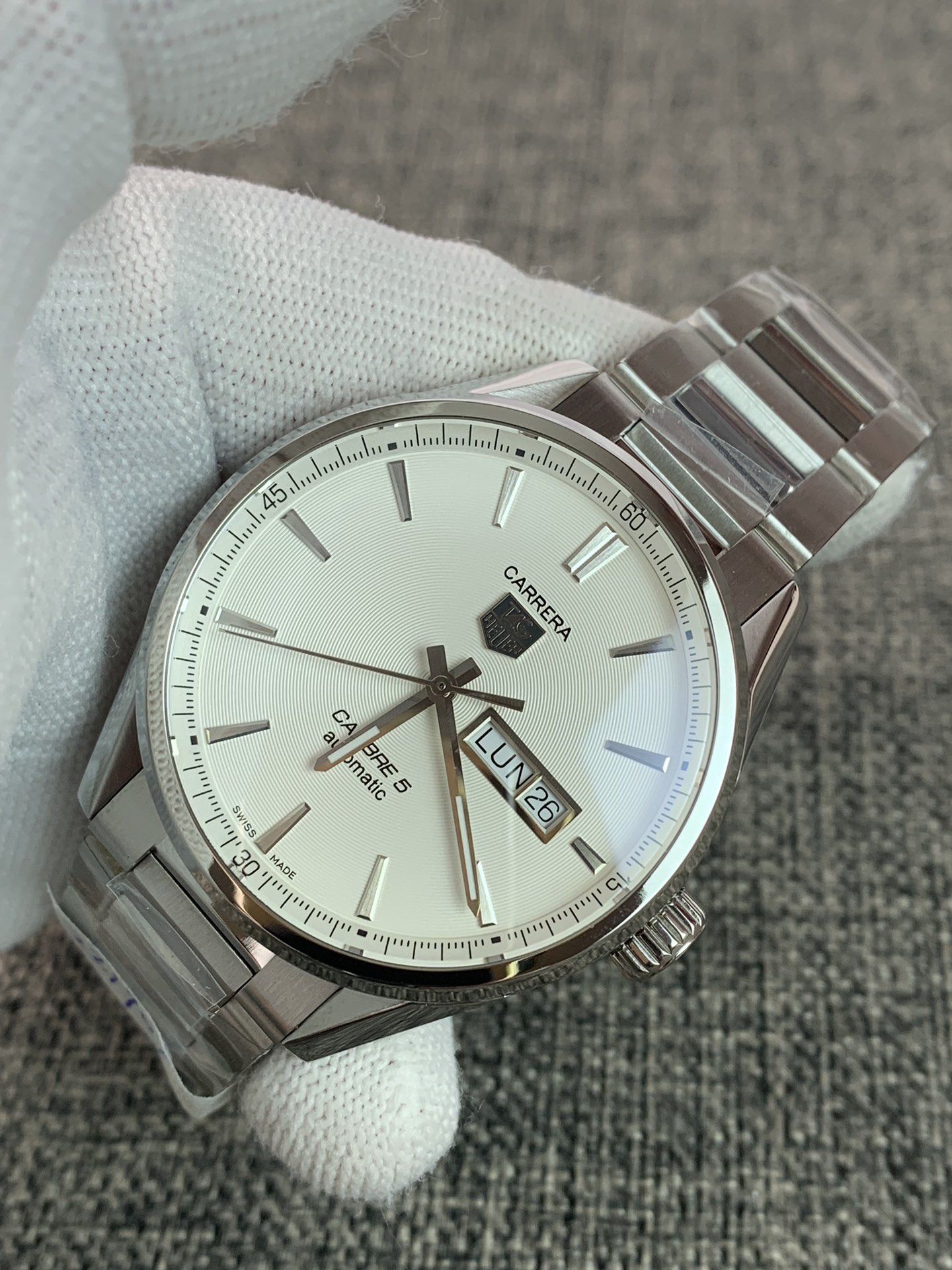 Tag Heuer Carrera Calibre 5 WAR201B.BA0723 Replica - 43mm Men's Watch - Image 4