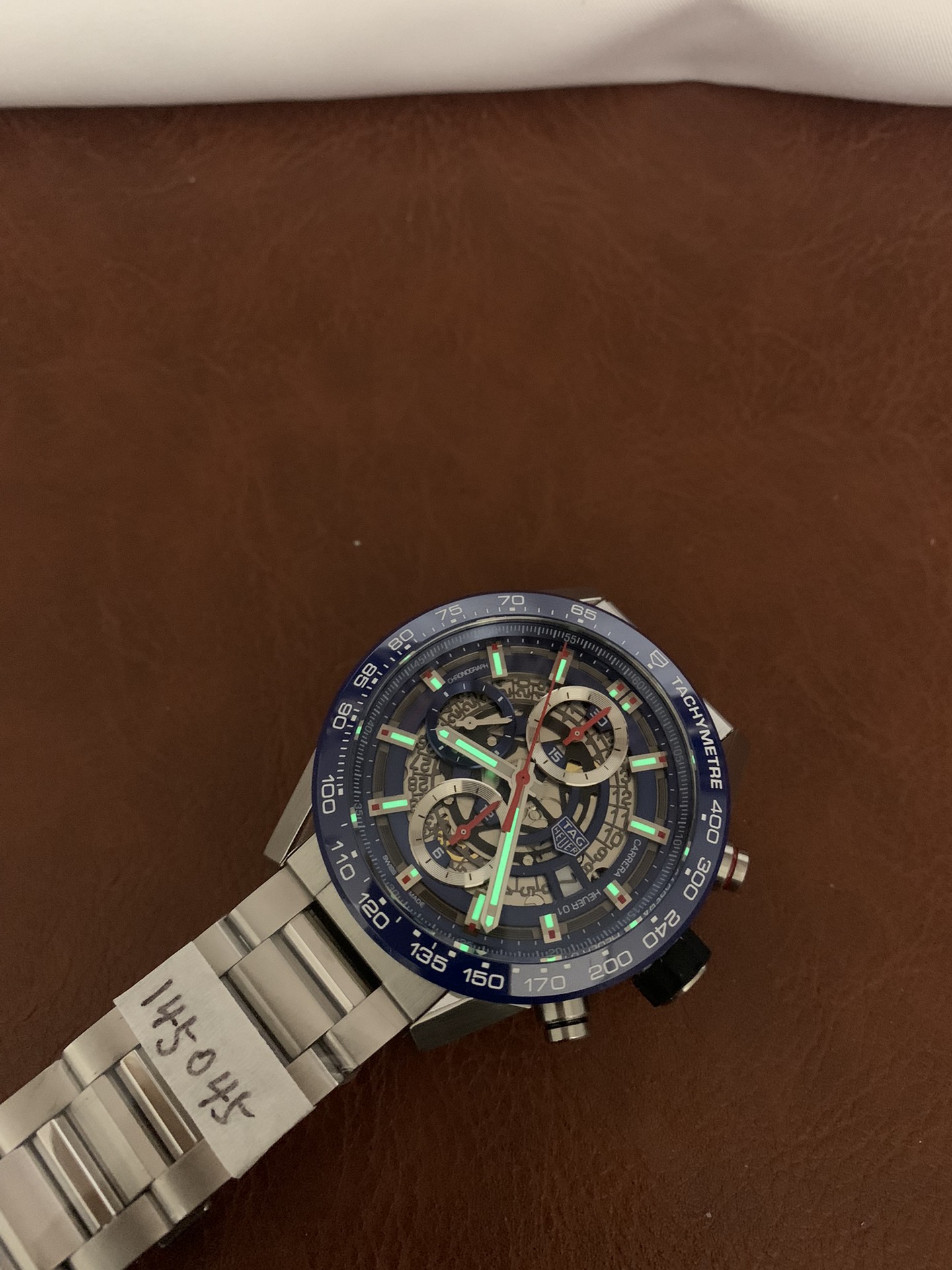 Tag Heuer Carrera Calibre Heuer 01 CAR201T.BA0766 Replica - 43mm Swiss Automatic - Image 4