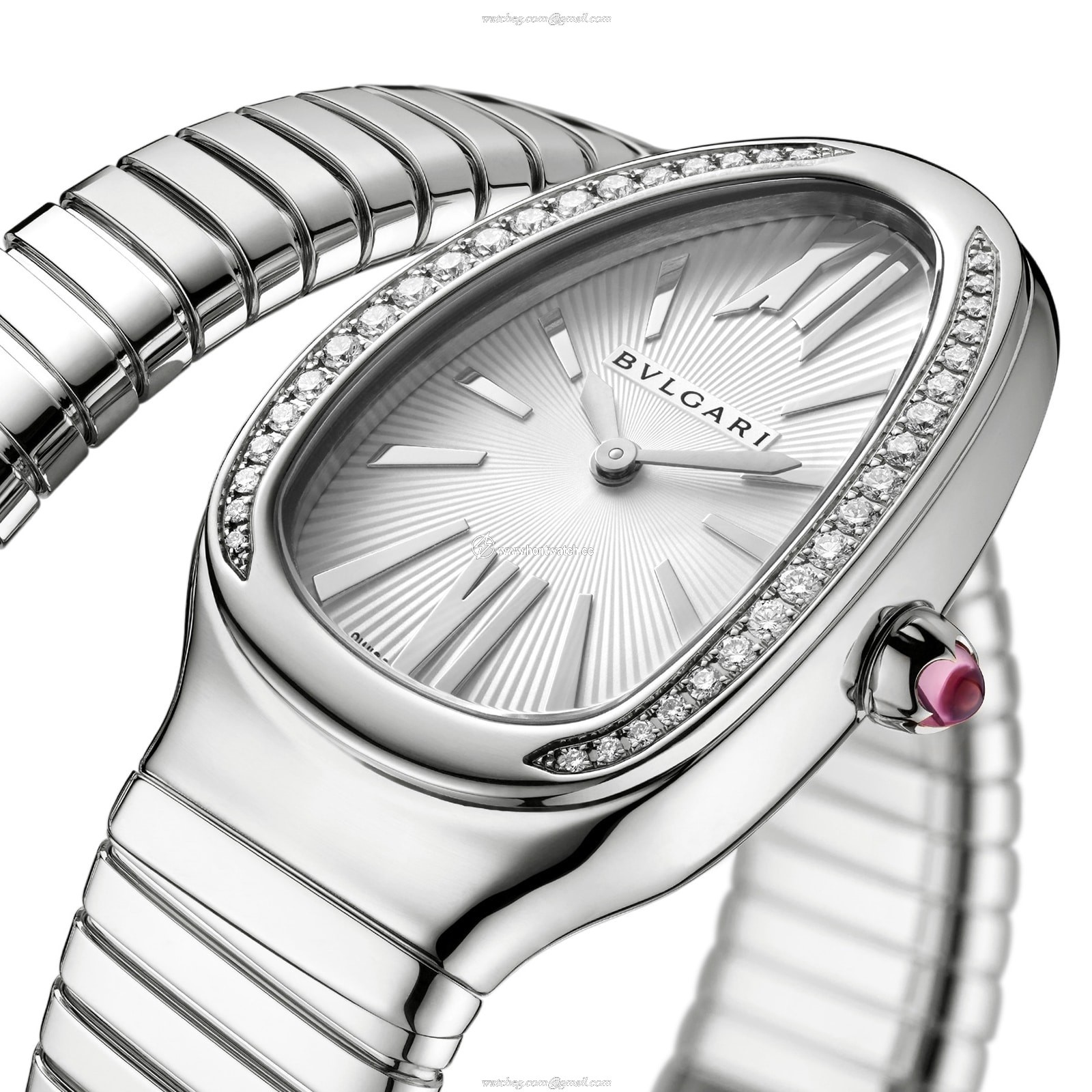 Bvlgari Serpenti 101816 Grey Dial Replica Watch | 35mm Stainless Steel Quartz - Image 2
