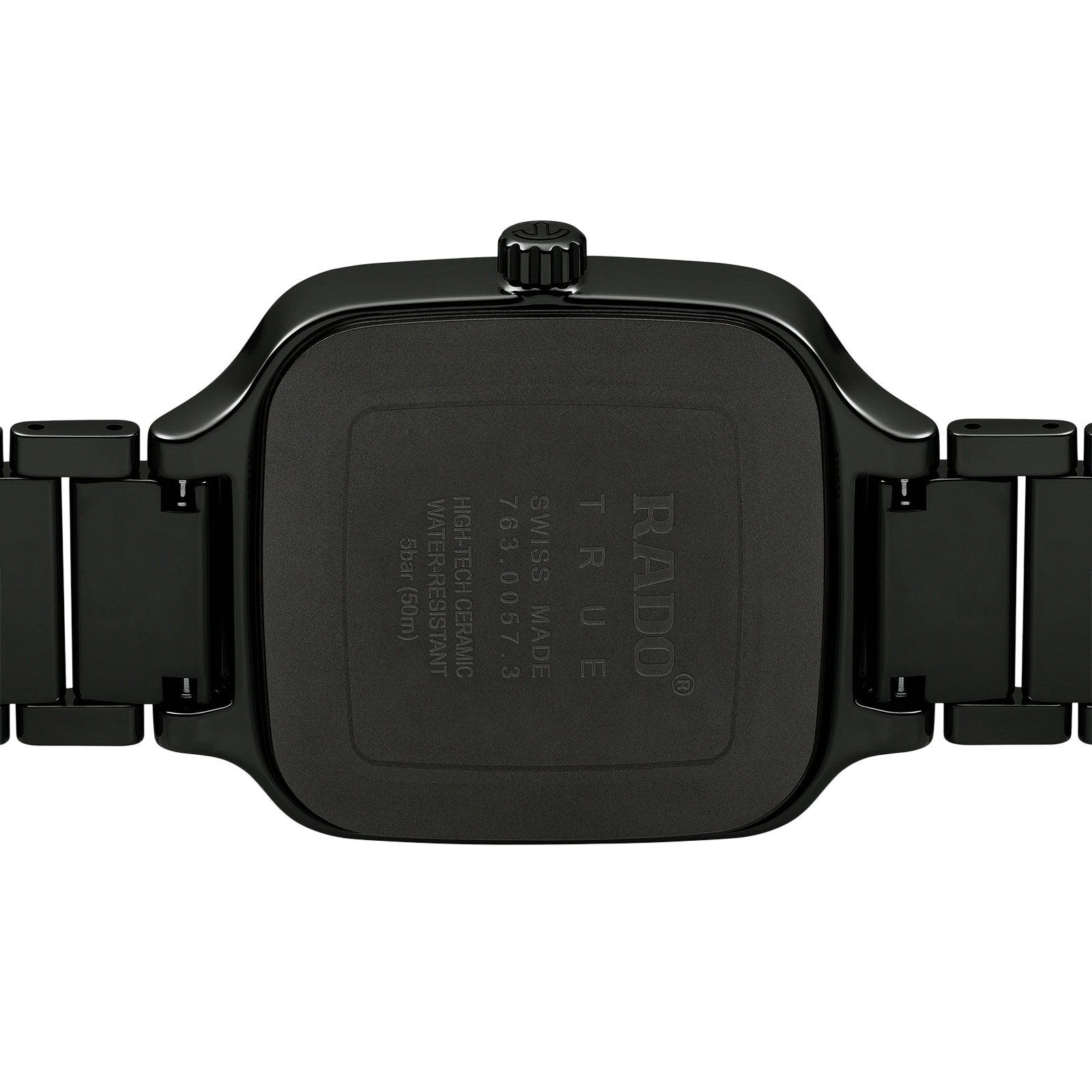 Rado True Square R27078162 Automatic Black Ceramic Watch | 38mm - Image 3