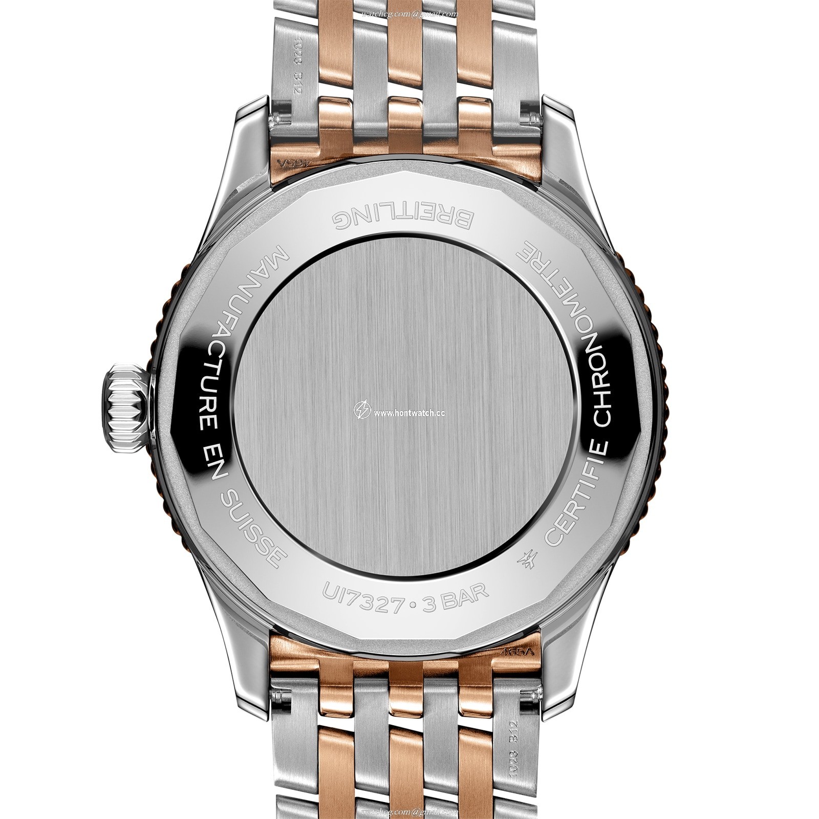 Breitling Navitimer 36mm Automatic - Stainless Steel & Rose Gold | White Dial - Image 2