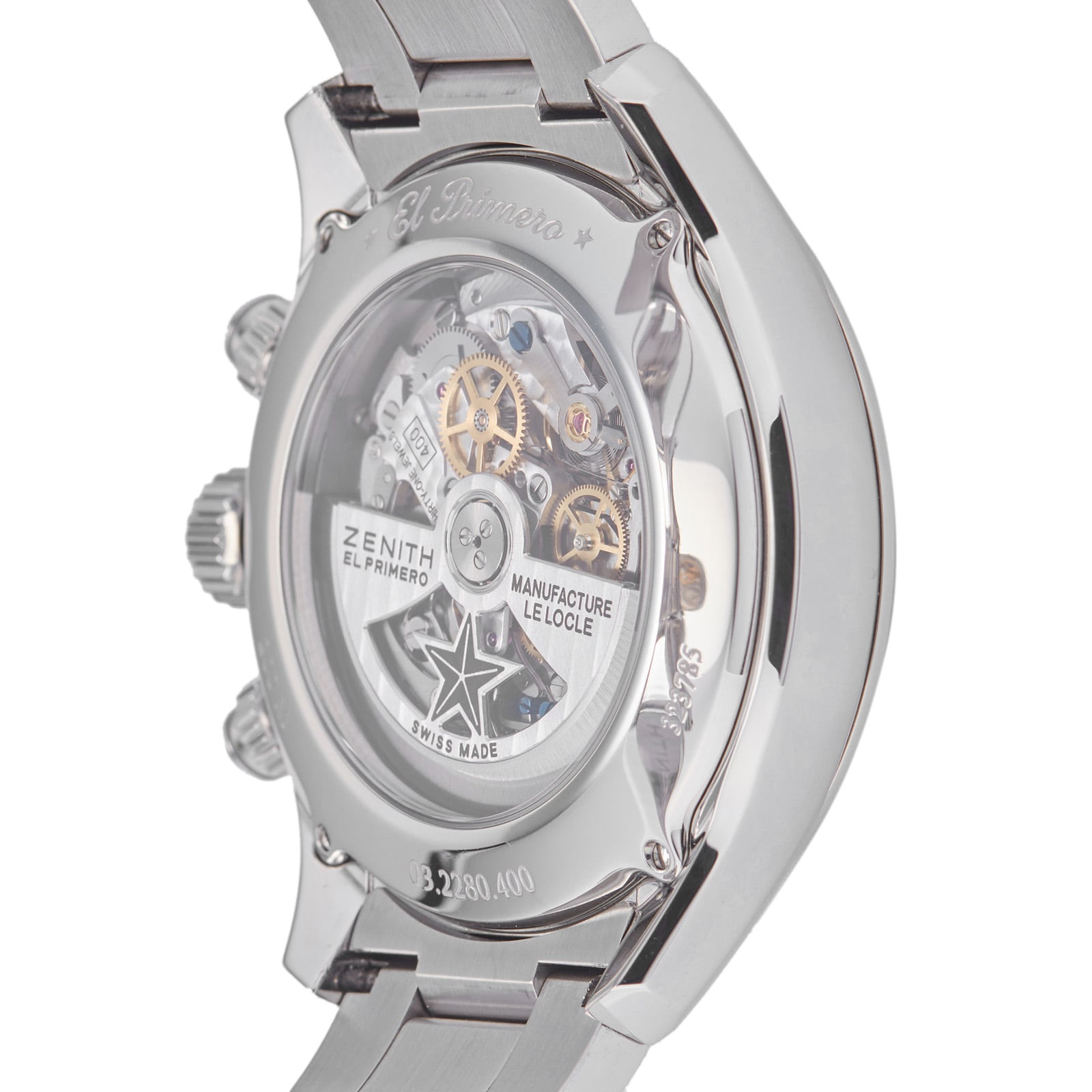 Zenith El Primero 03.2280.400/91.M2280 - 45mm Automatic Grey Dial - Stainless Steel - Image 4