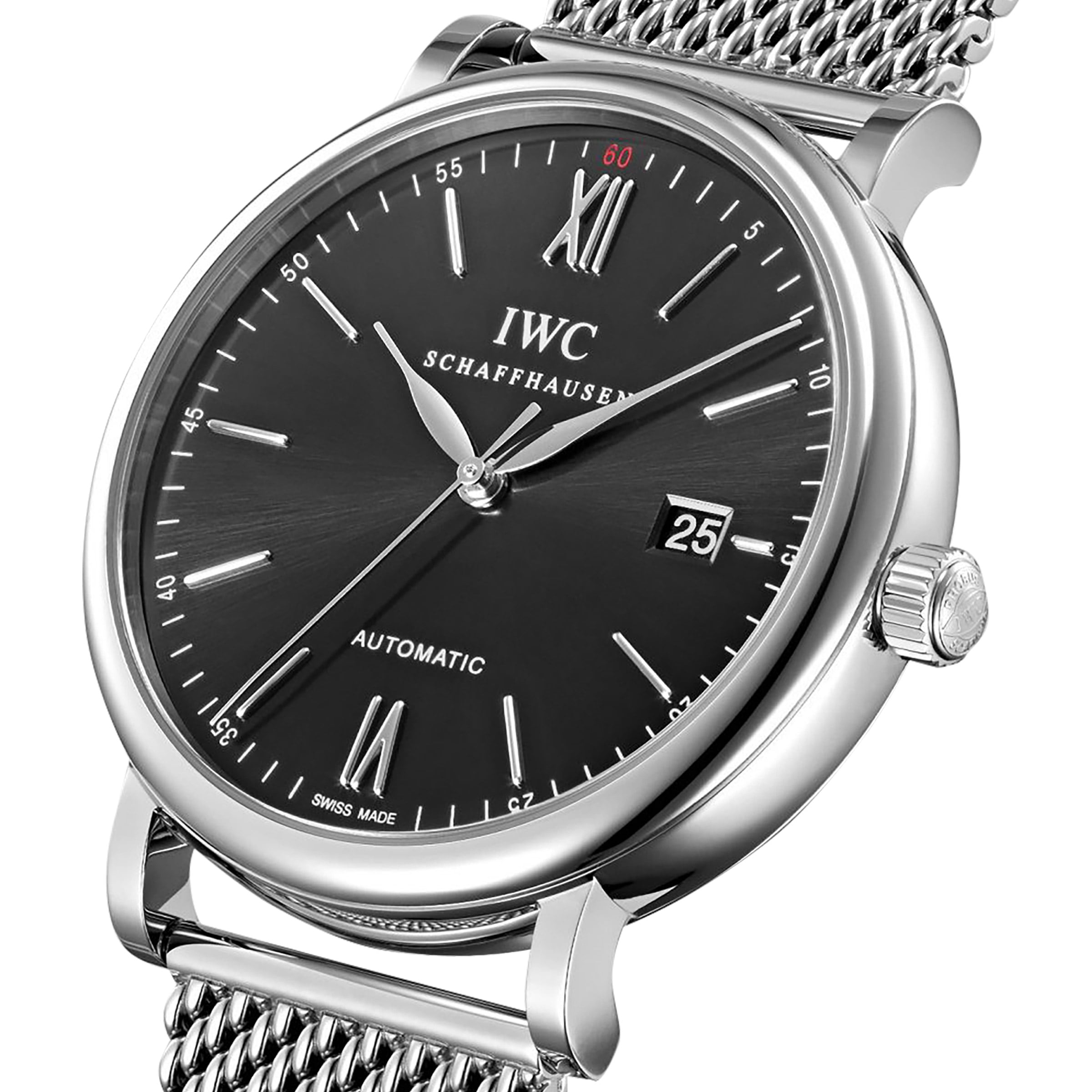 IWC Portofino IW356506 Automatic Watch - 40mm Black Dial | Stainless Steel - Image 3