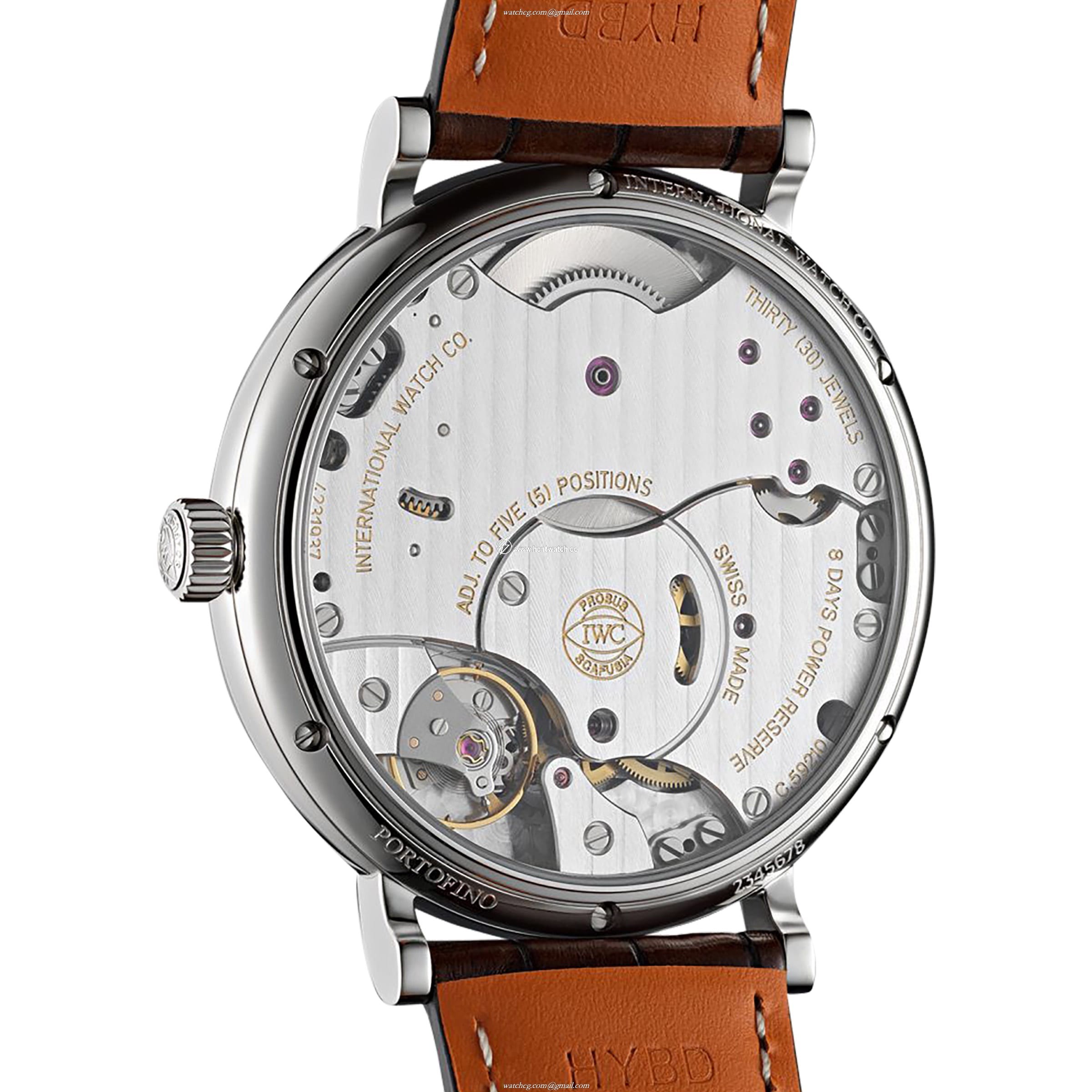 IWC Portofino IW510103 | 45mm Stainless Steel | Silver Dial | Manual Winding - Image 2