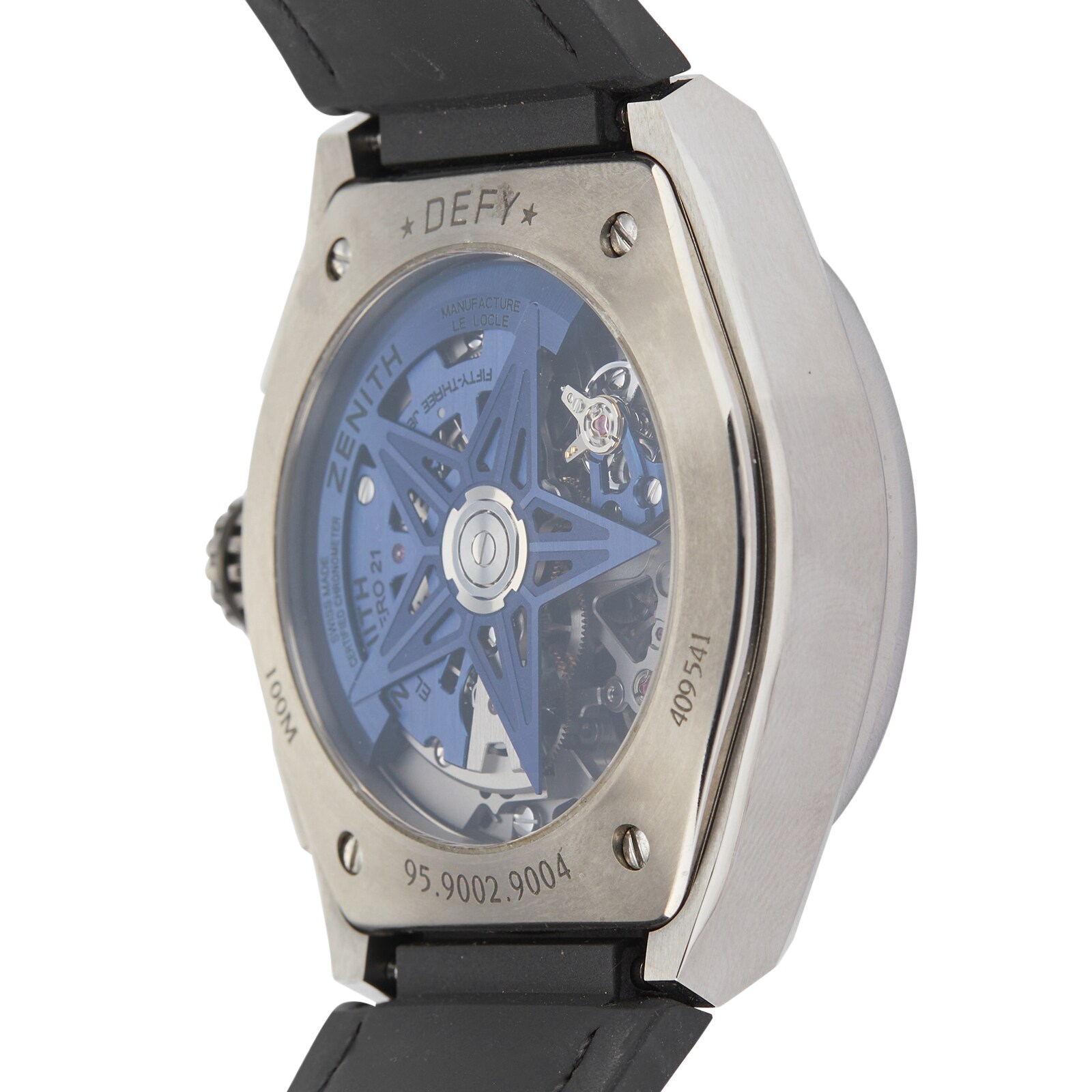 Zenith El Primero Titanium Automatic Blue Watch - 44mm | Pre-Owned - Image 4