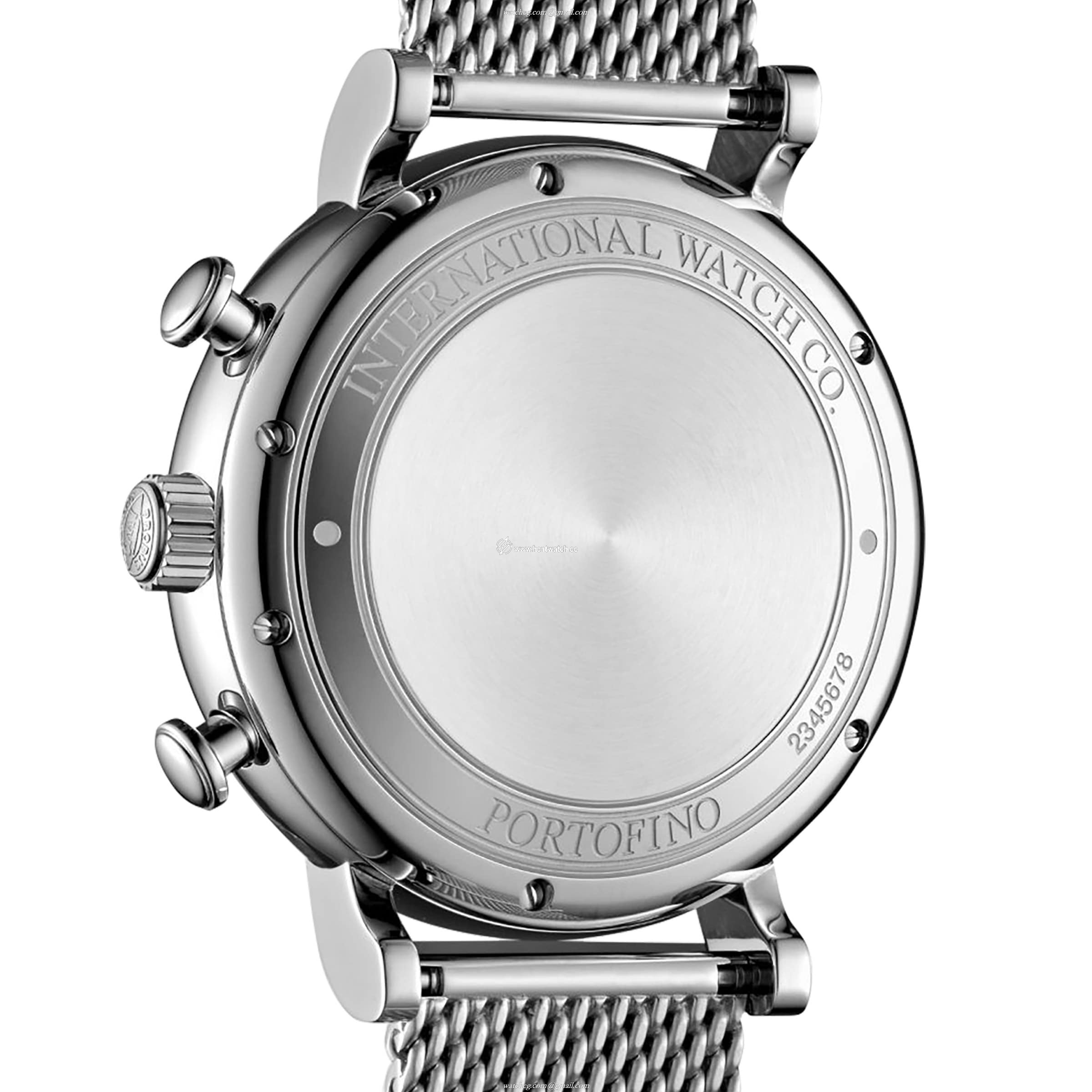 IWC Portofino IW391030 Automatic Chronograph - 42mm Black Dial - Stainless Steel - Image 2