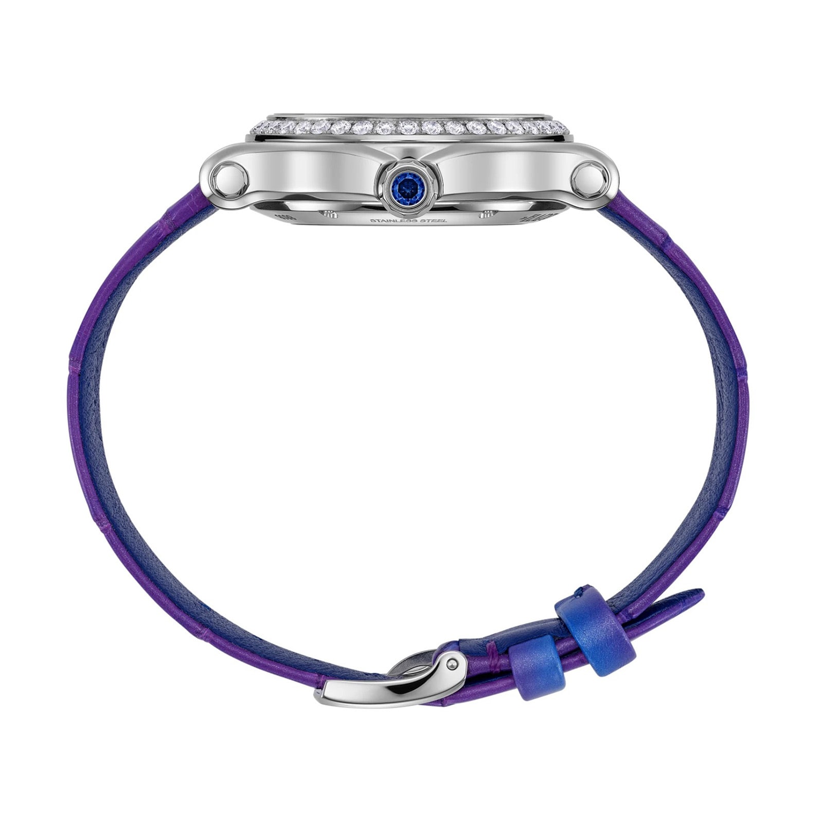 Chopard Happy Sport 278608-3006 | 33mm Stainless Steel Automatic Watch - Purple - Image 3