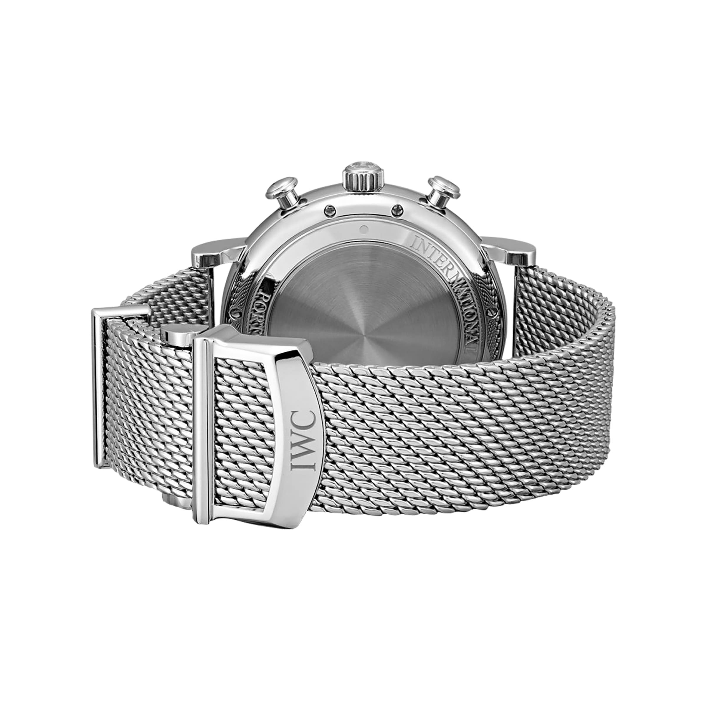 IWC Portofino IW391030 Automatic Chronograph - 42mm Black Dial - Stainless Steel - Image 4